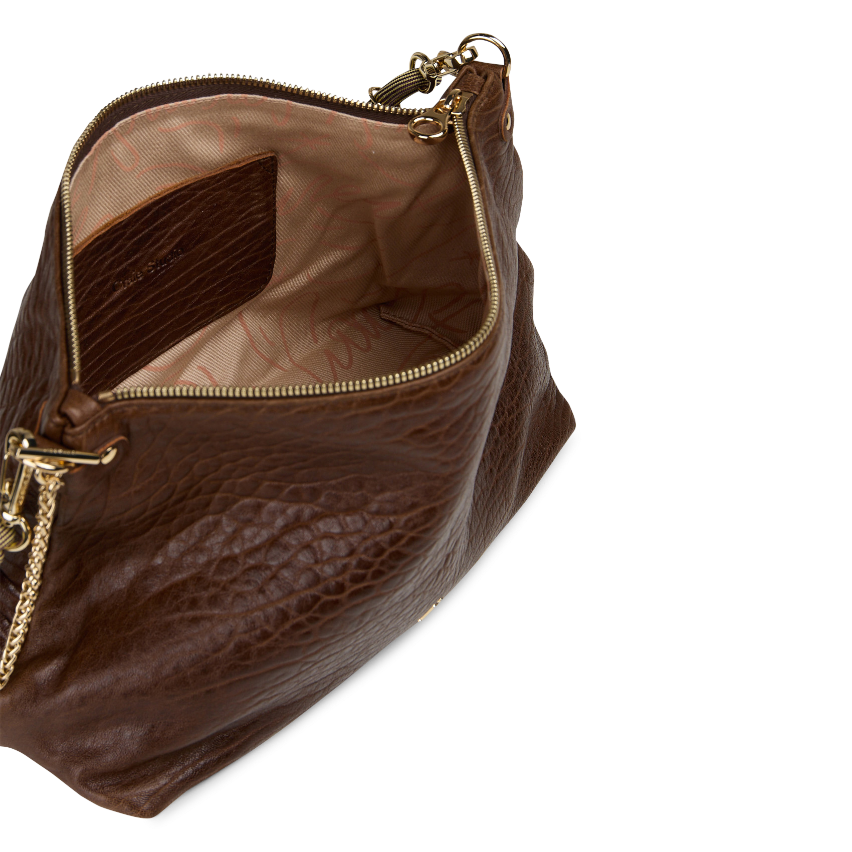 Lambskin leather shoulder bag | Brown CRAIE STUDIO Women