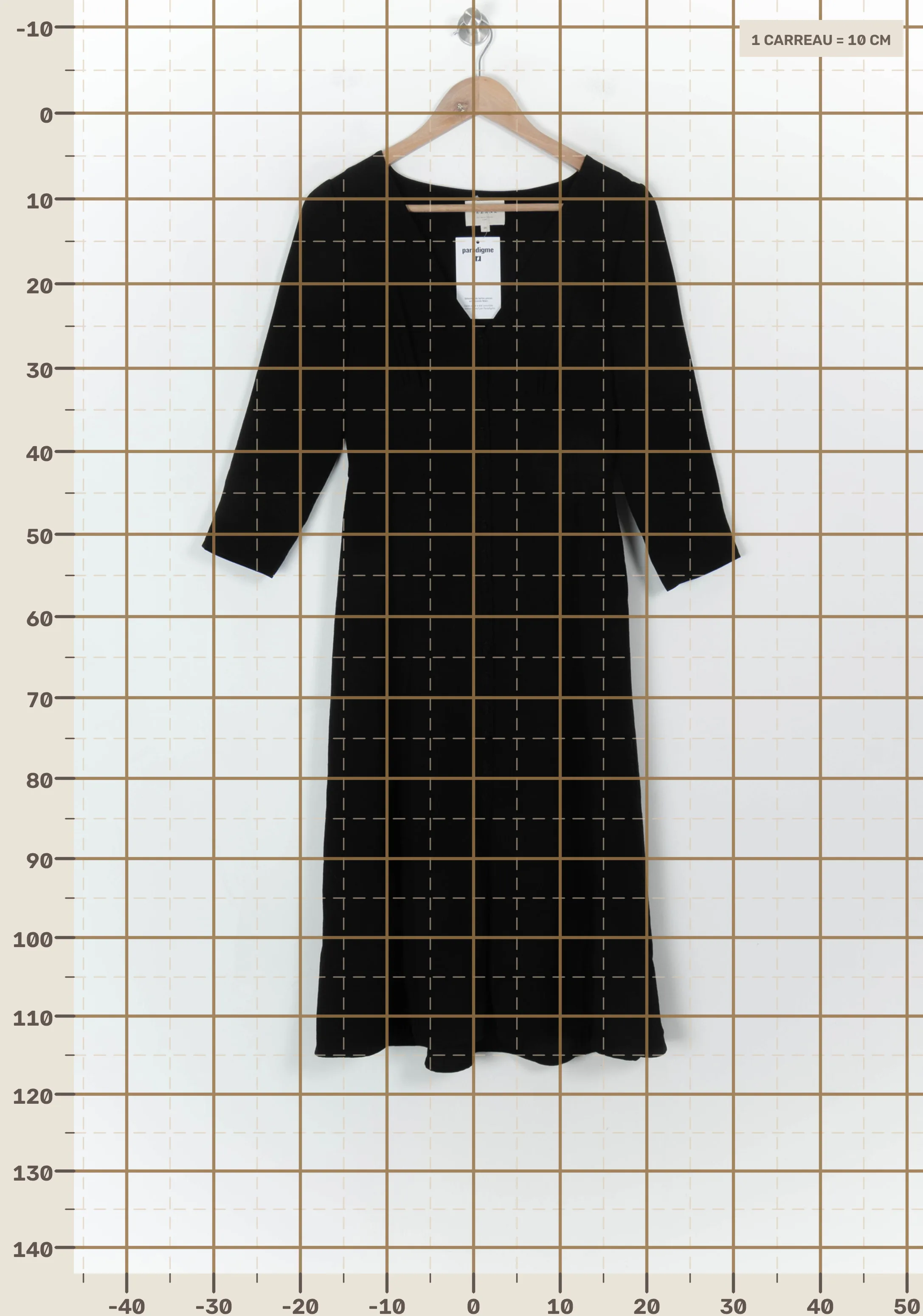 Long dress SEZANE - Seconde main Black