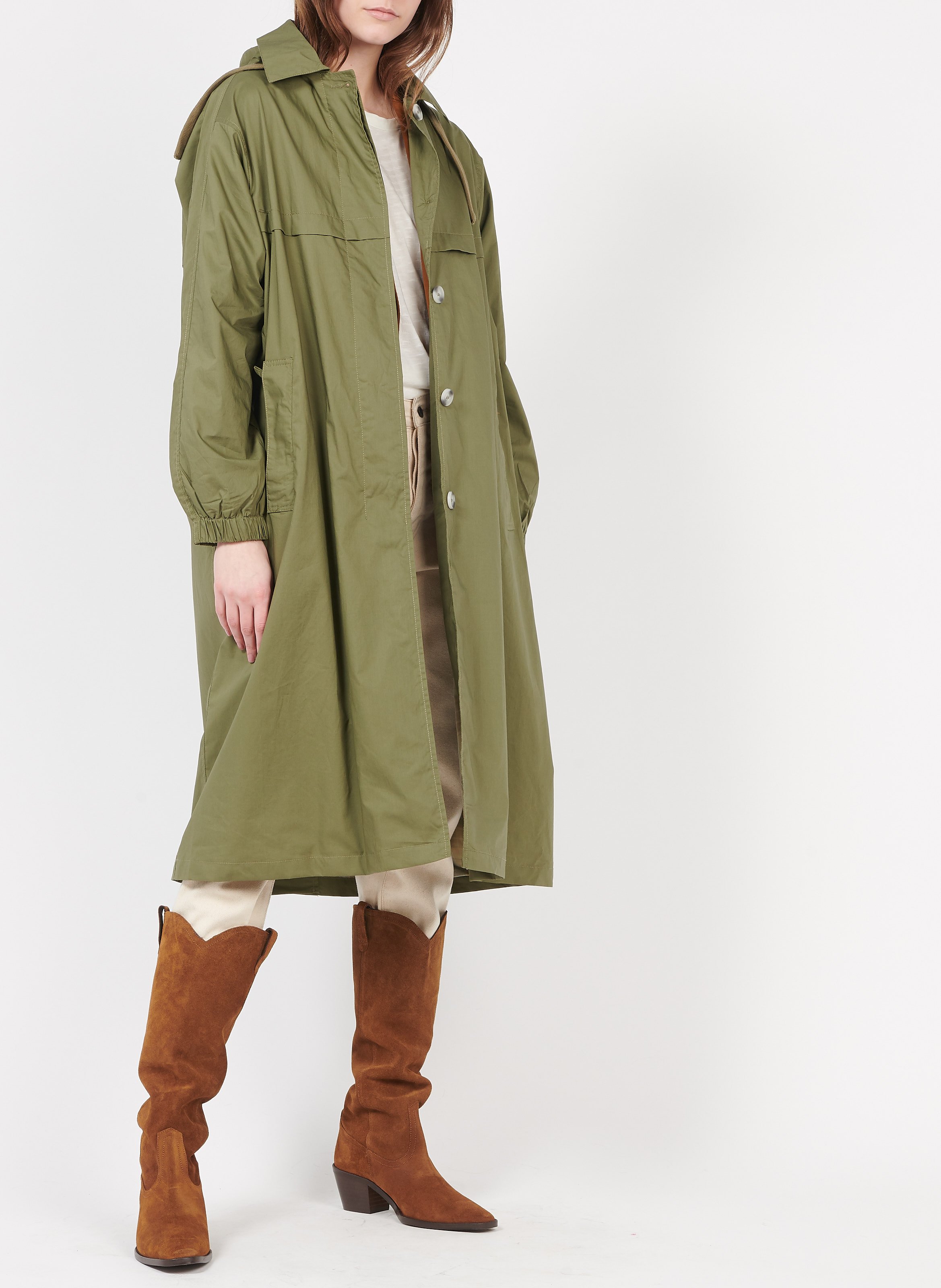 Top col bateau ample SESSUN Beige