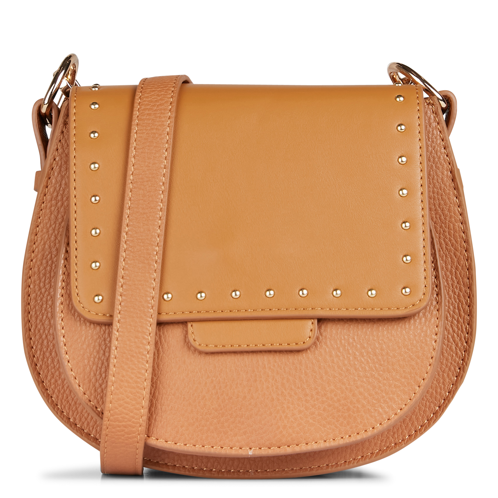 Immitatieleren schoudertas met studs AU PRINTEMPS PARIS