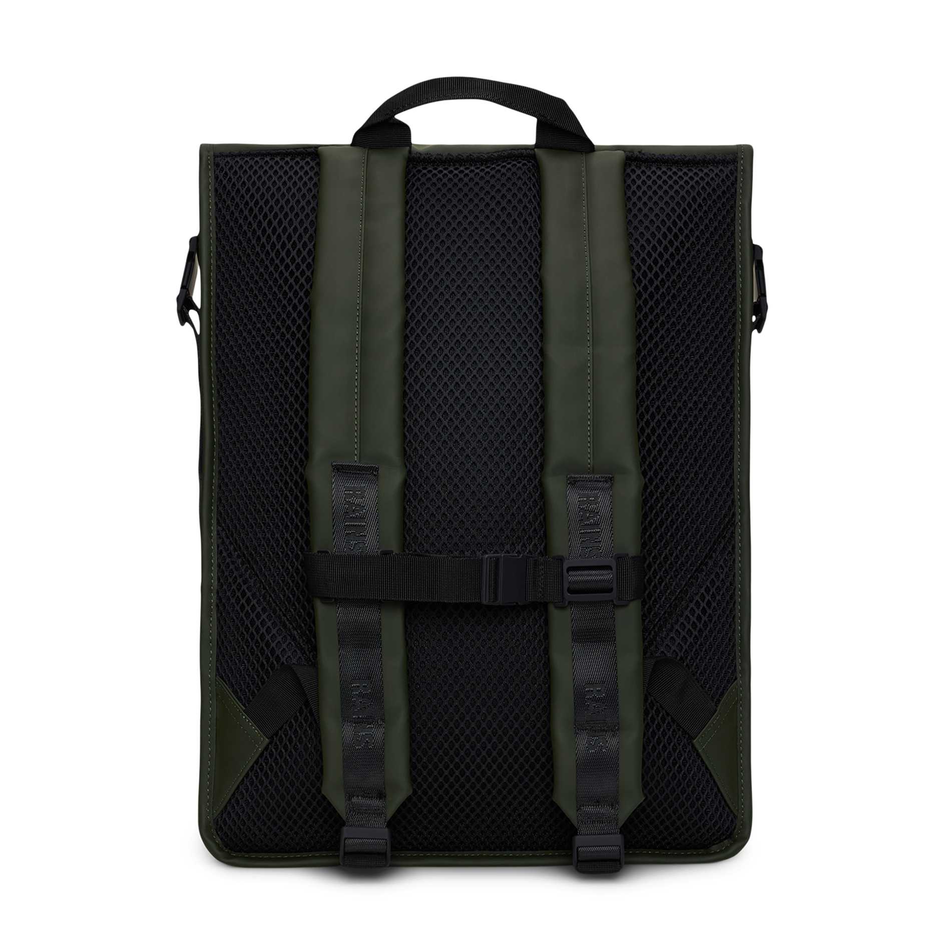 Waterproof backpack RAINS Green