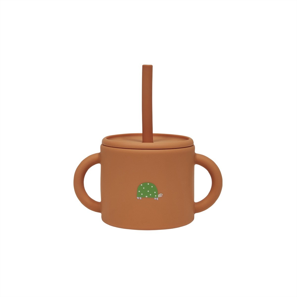 Silicone water bottle OYOY LIVING DESIGN Orange