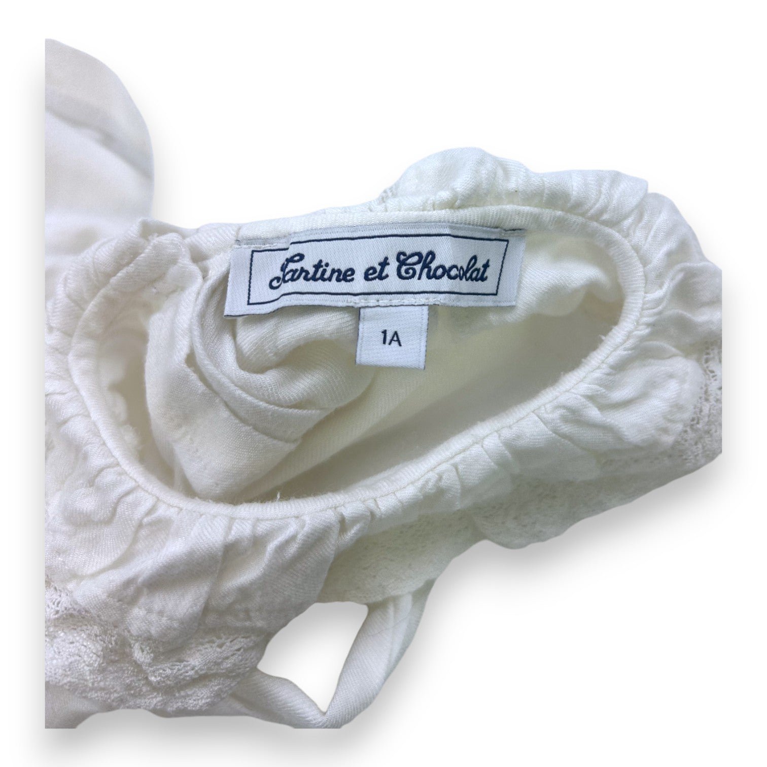 White baby blouse - 6 months TARTINE ET CHOCOLAT - seconde-main White