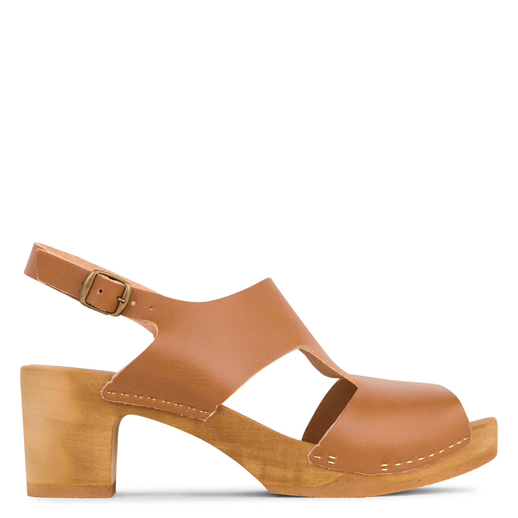 High leather gladiator sandals BOSABO Brown