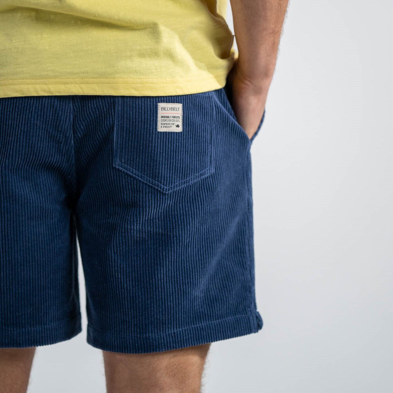 Ridge velvet shorts BILLYBELT Blue