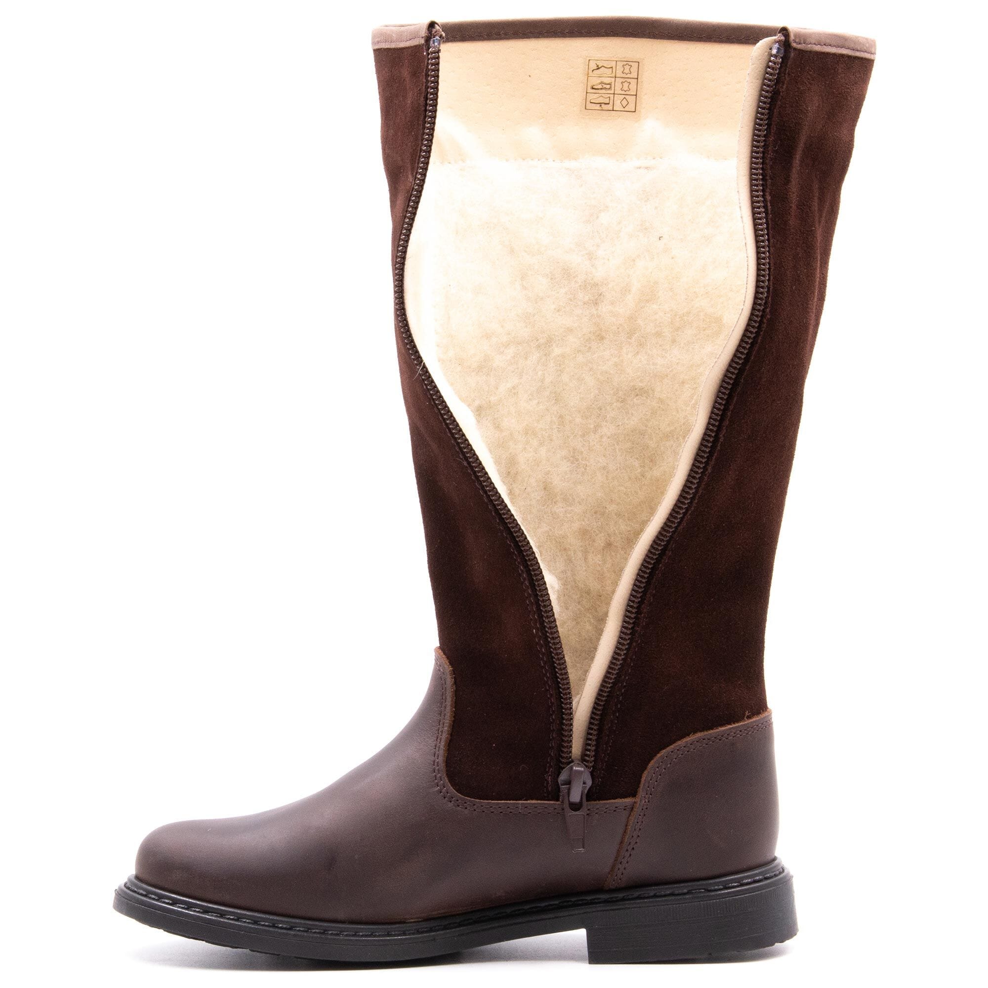 Girl's fur-lined boots Boni & Sidonie Brown