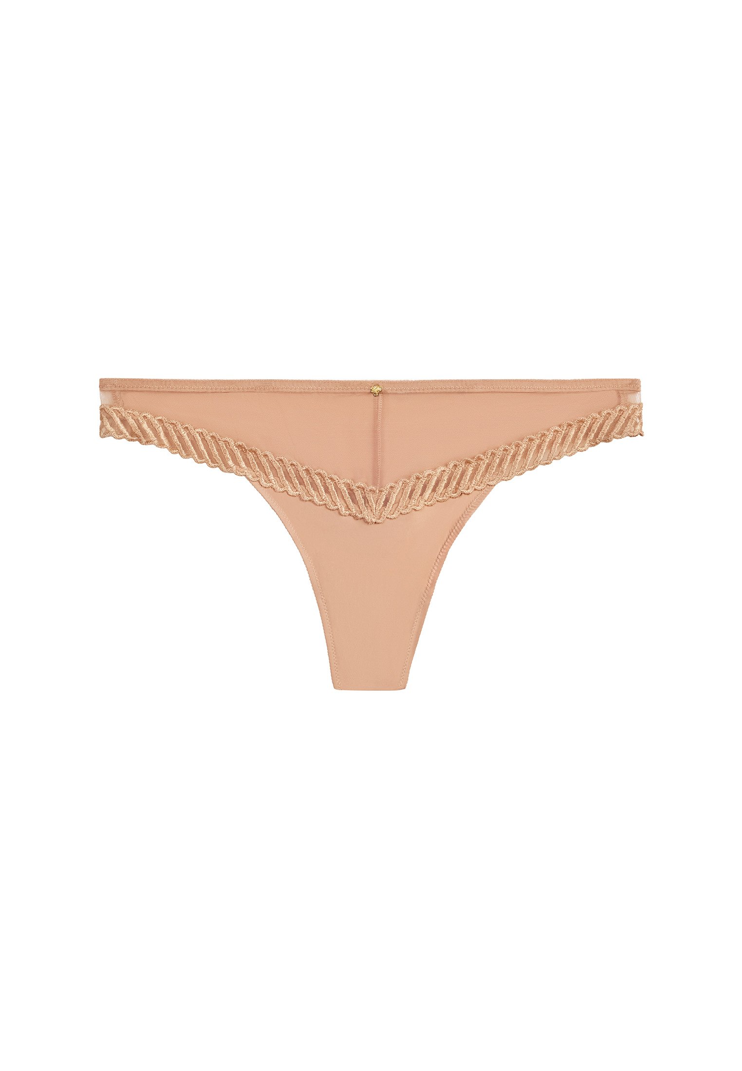 Cotton tanga Beige