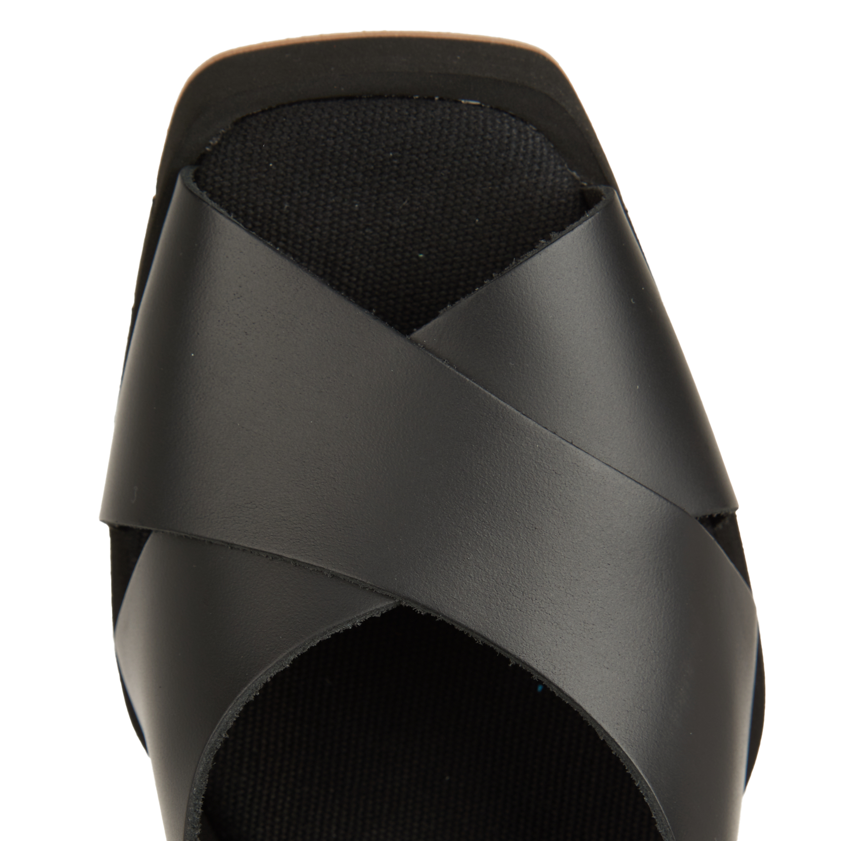 Sandales compensées en cuir PALOMITAS BY PALOMA BARCELO Noir