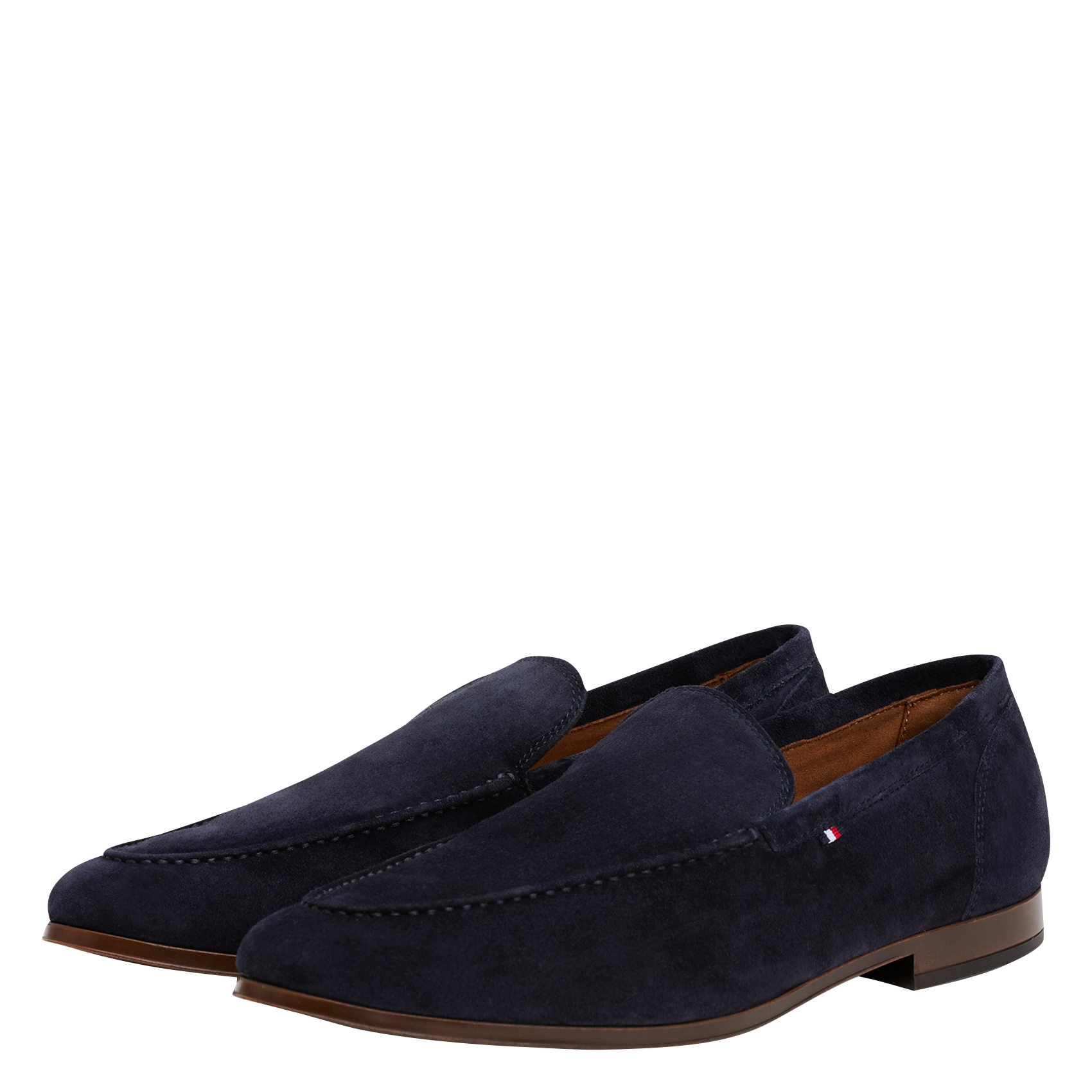 Mocassins en cuir TOMMY HILFIGER Bleu