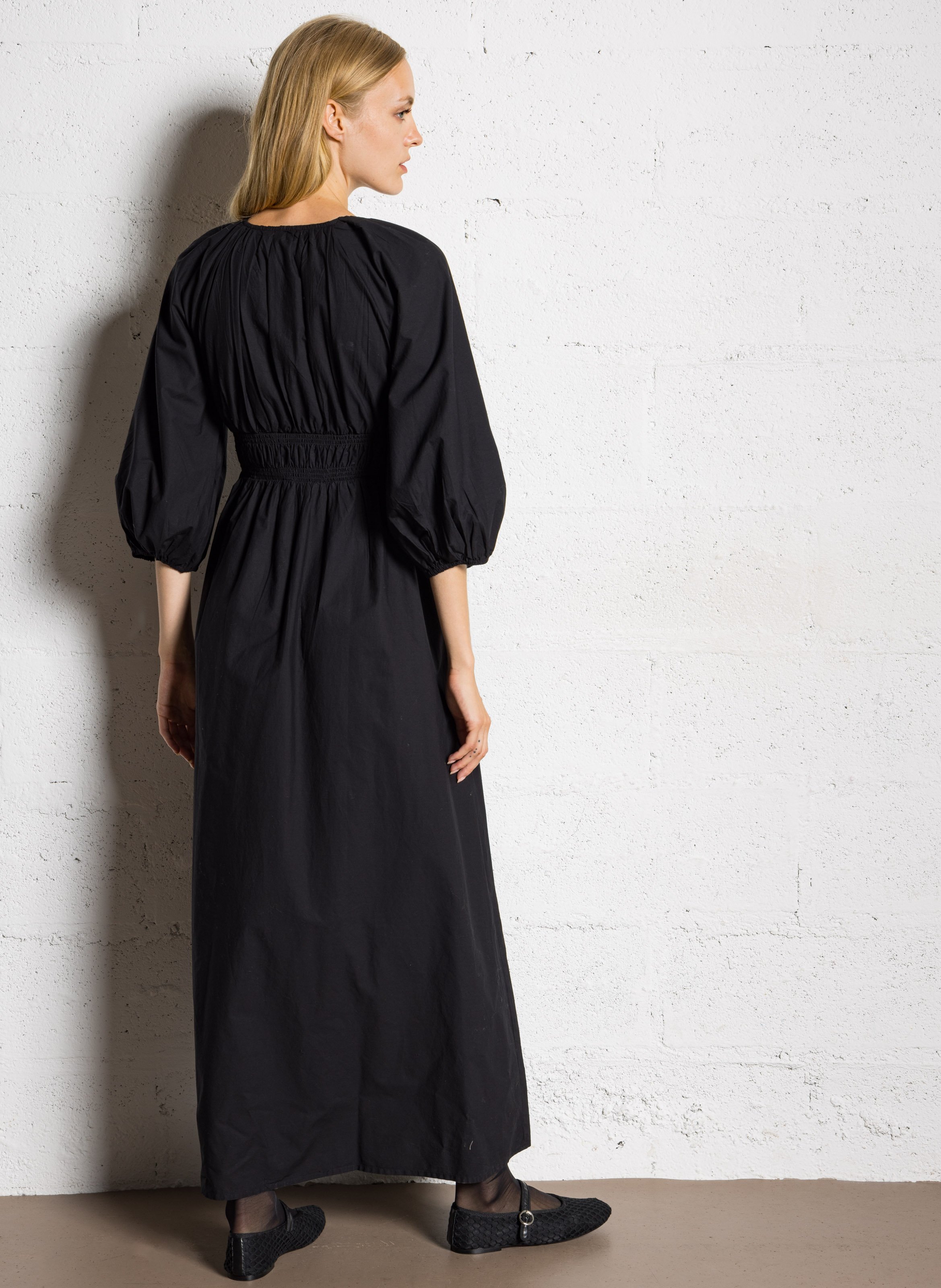 Long cotton dress MAISON 123 Black