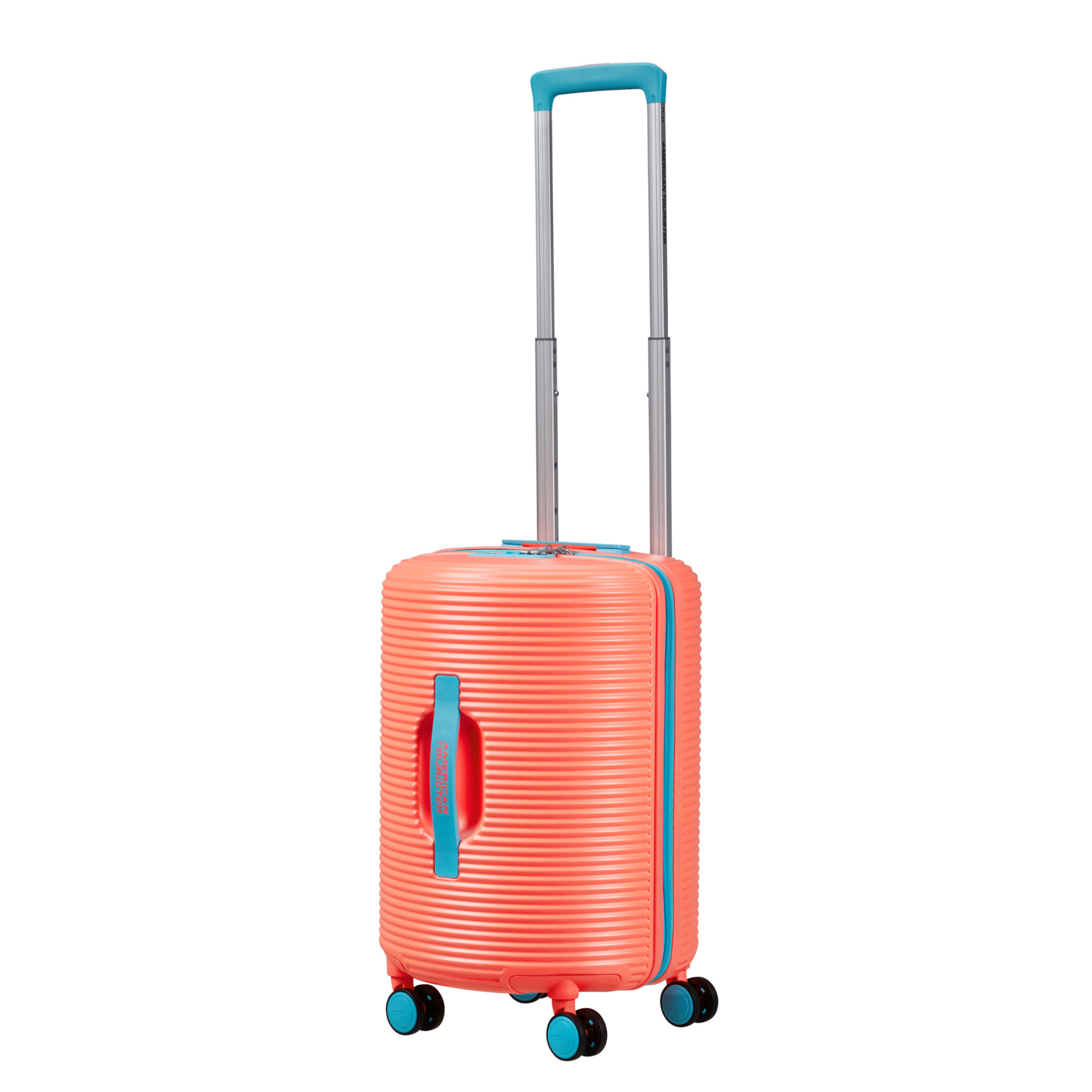 Rolling suitcase 4 wheels size small AMERICAN TOURISTER Orange