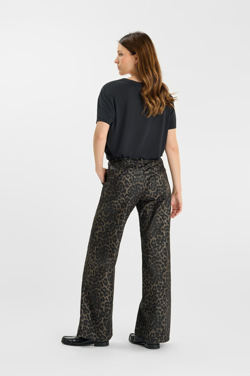 Flared pants LE TEMPS DES CERISES Black