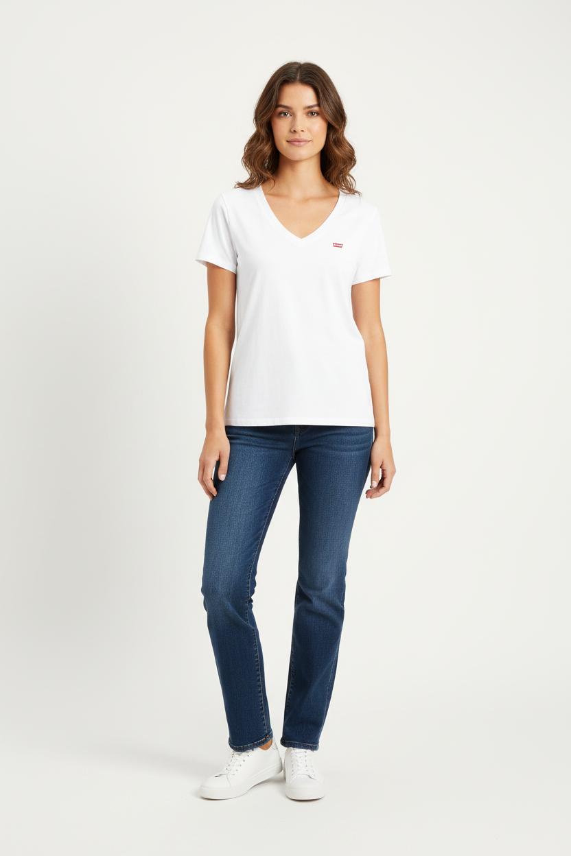 Tommy Badge T-shirt LEVI'S - Seconde main White