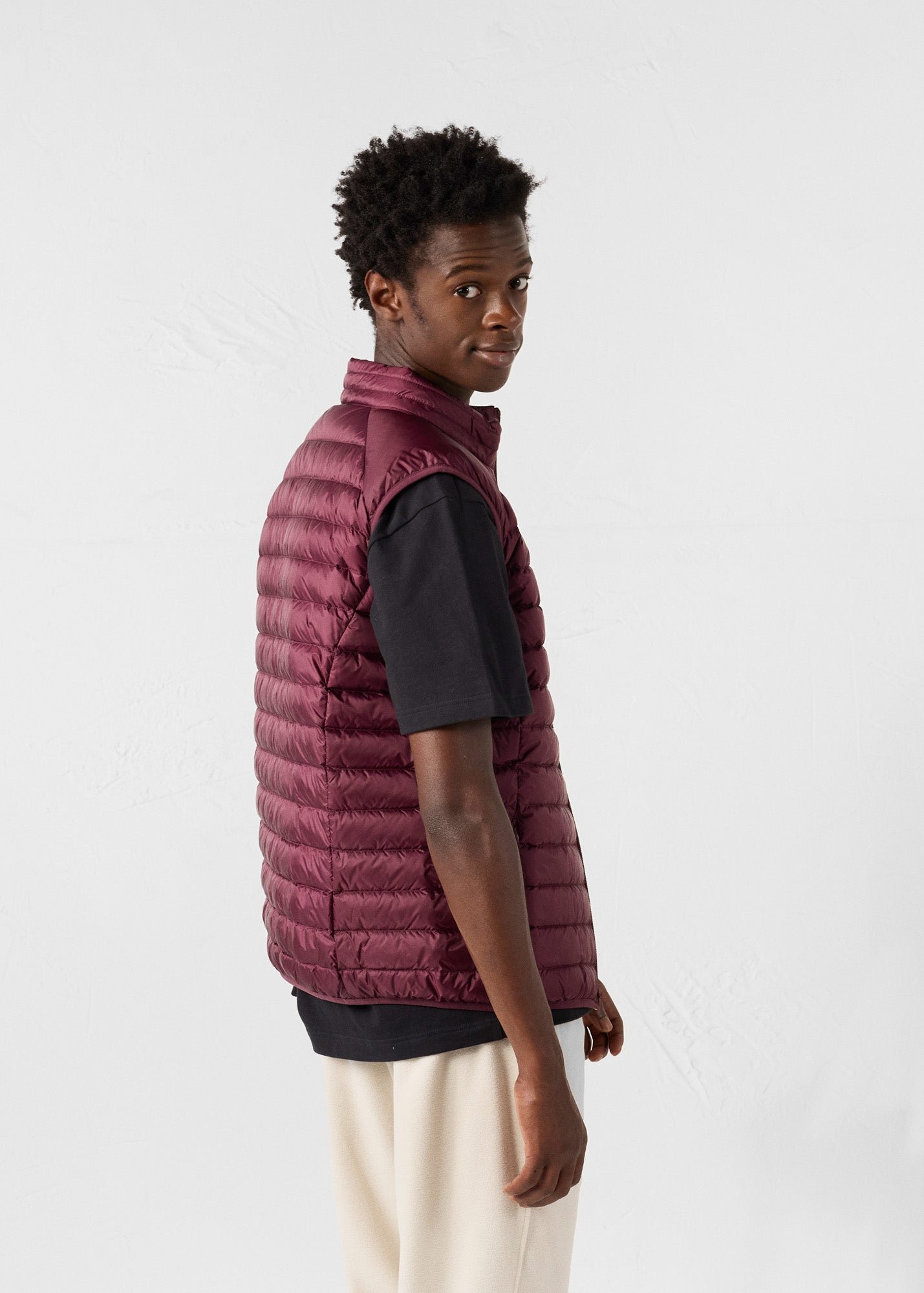 Sleeveless puffer jacket Tom JOTT Pink
