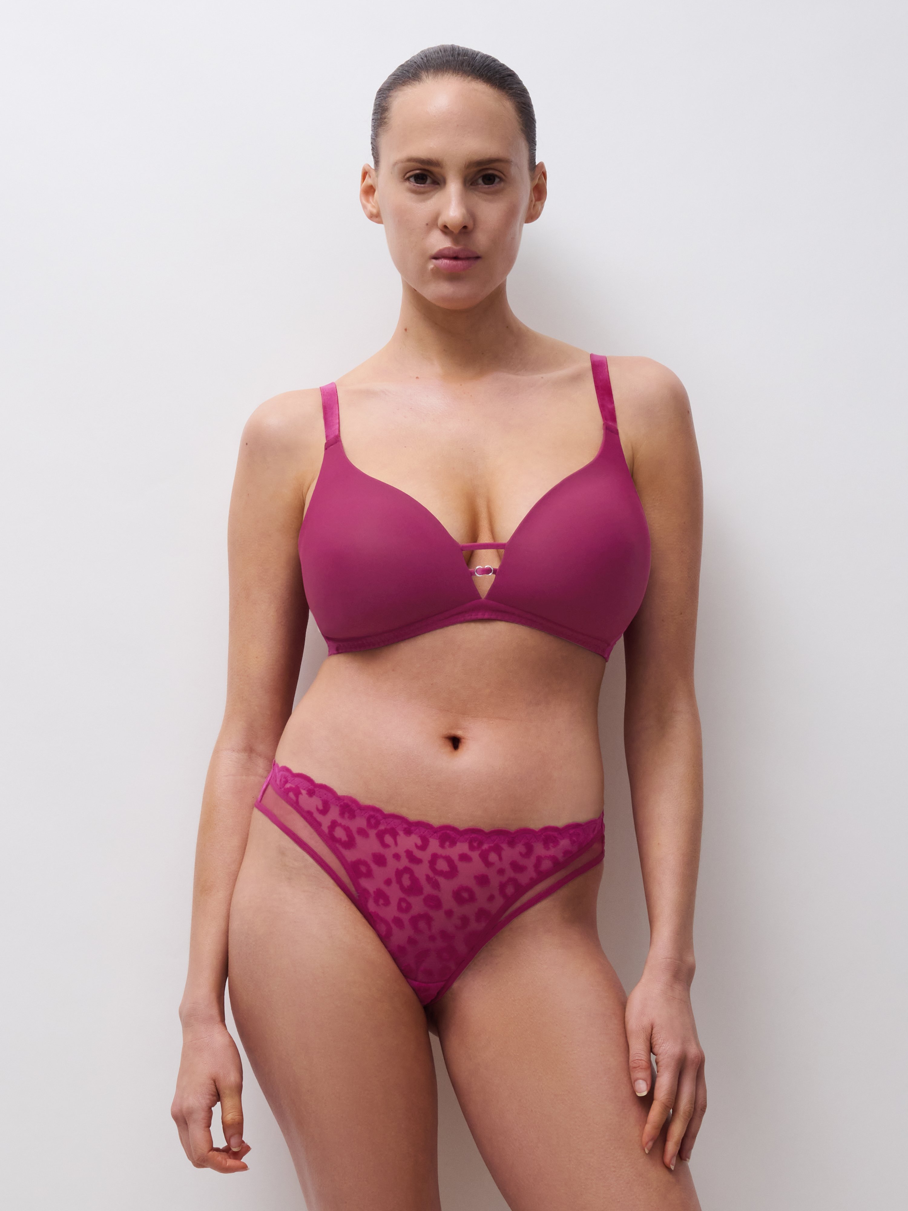 Dark Fold tanga CHANTELLE PULP Pink