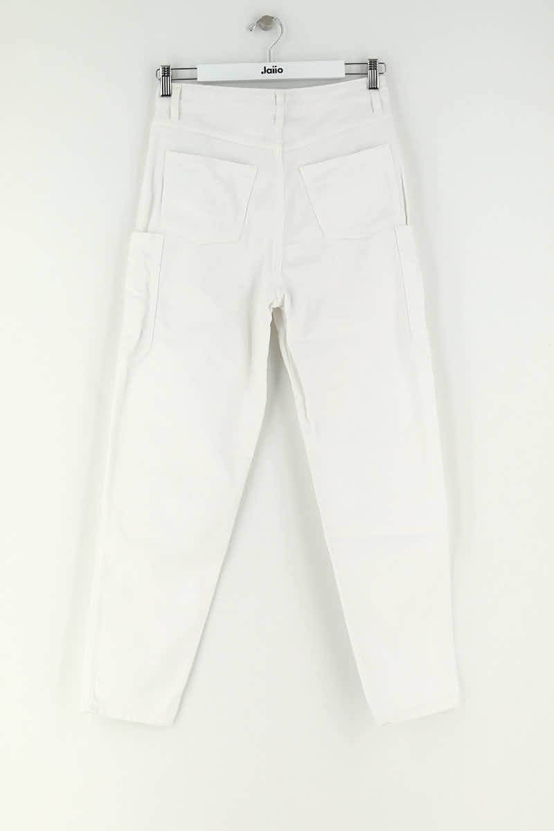 - Straight-leg jeans
- 5 pockets
- Straight cut
- Faded effect IRO - Seconde Main White