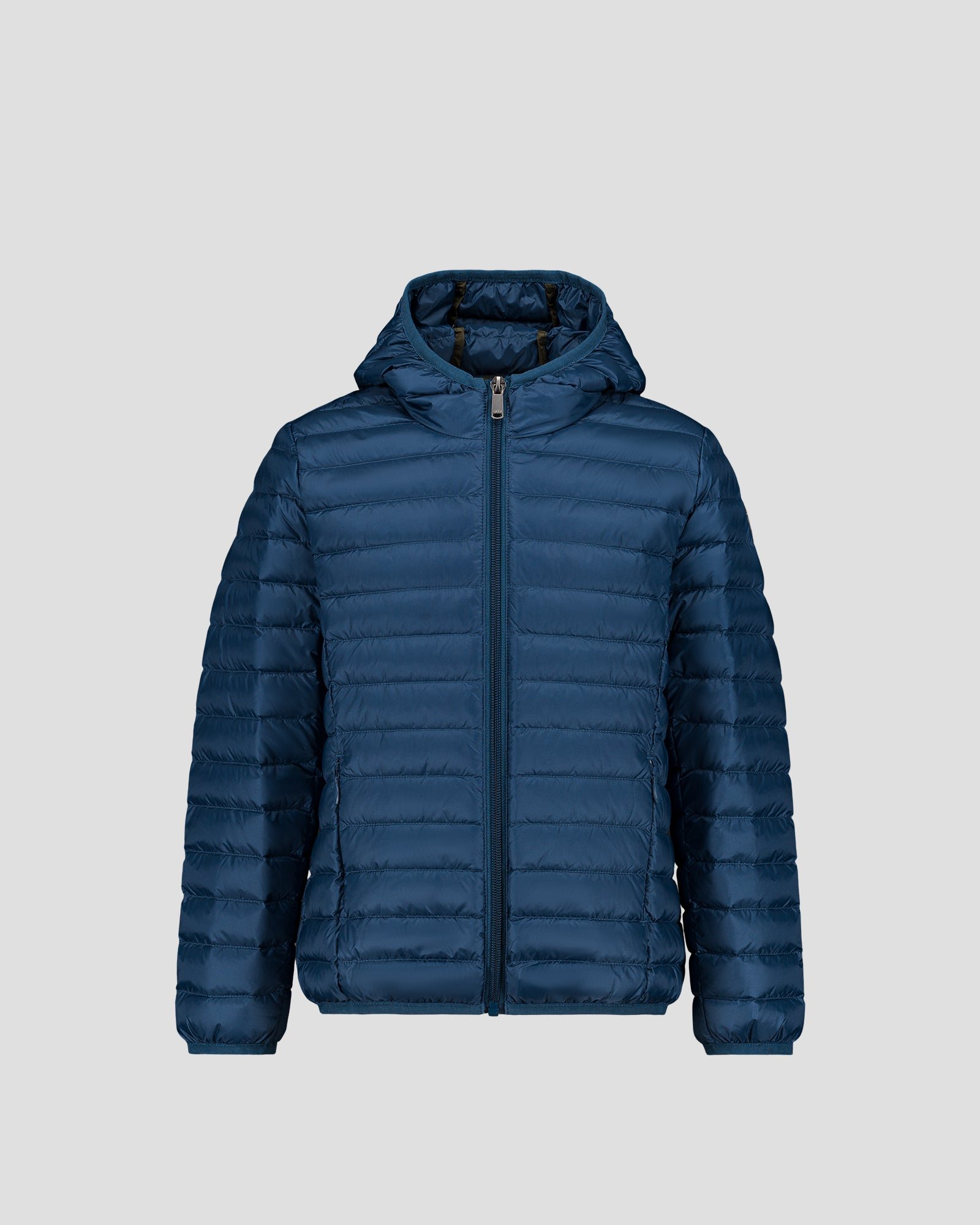 Hugo lightweight hooded child's puffer coat JOTT Blue