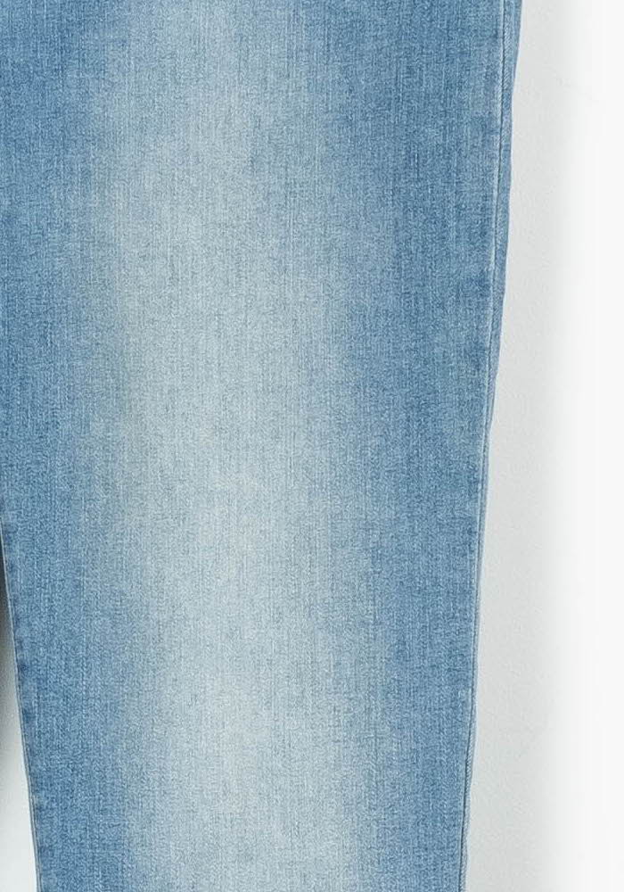 Cropped slim jeans with studs ACNE STUDIOS - Seconde Main Blue