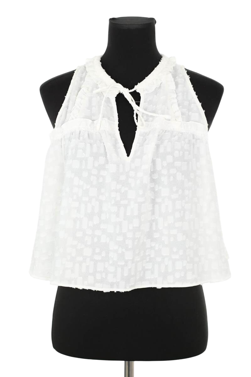 Top sans manche IRO - Seconde Main Blanc