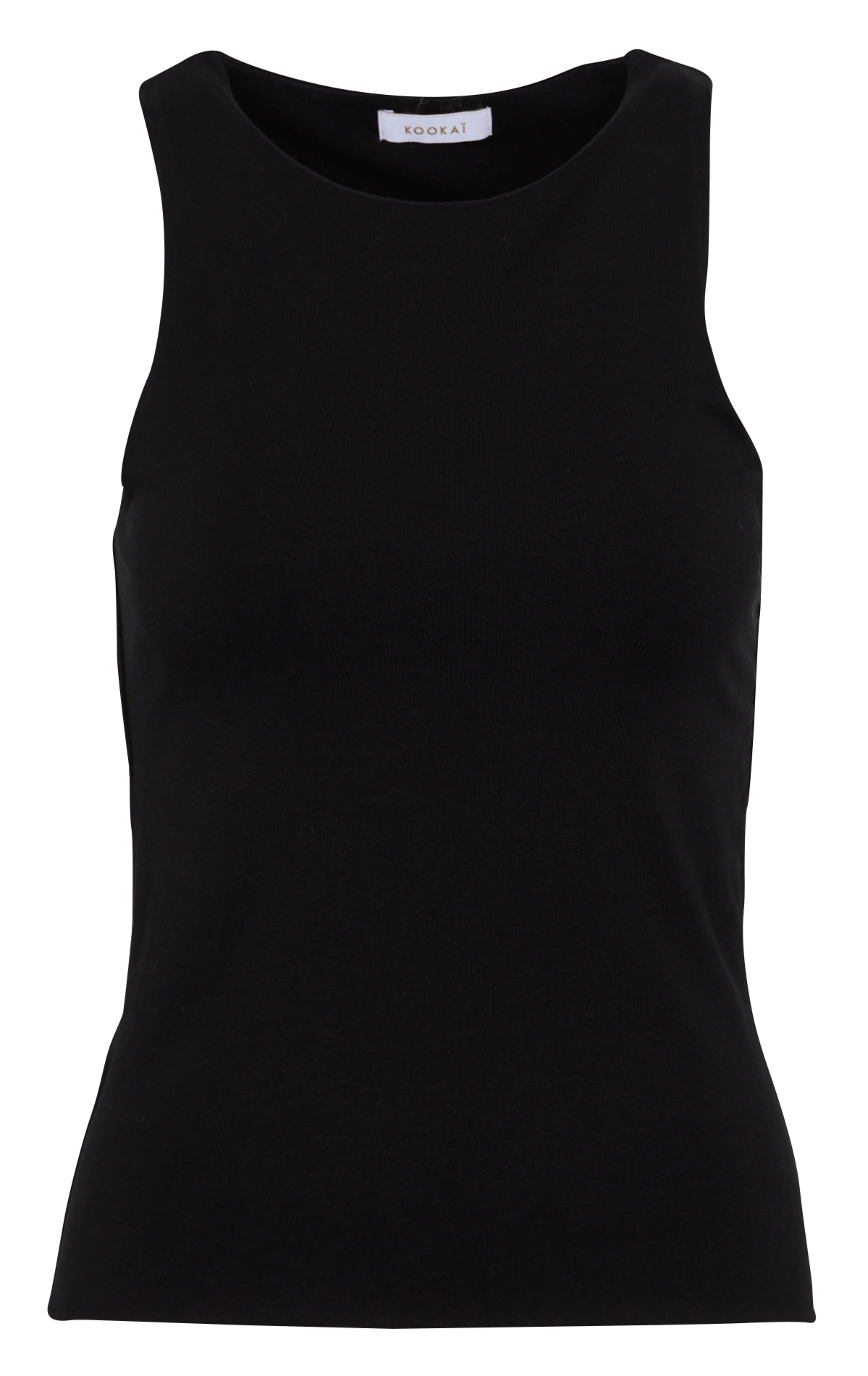 Eng anliegendes Tanktop aus Baumwollmischung KOOKAI Schwarz