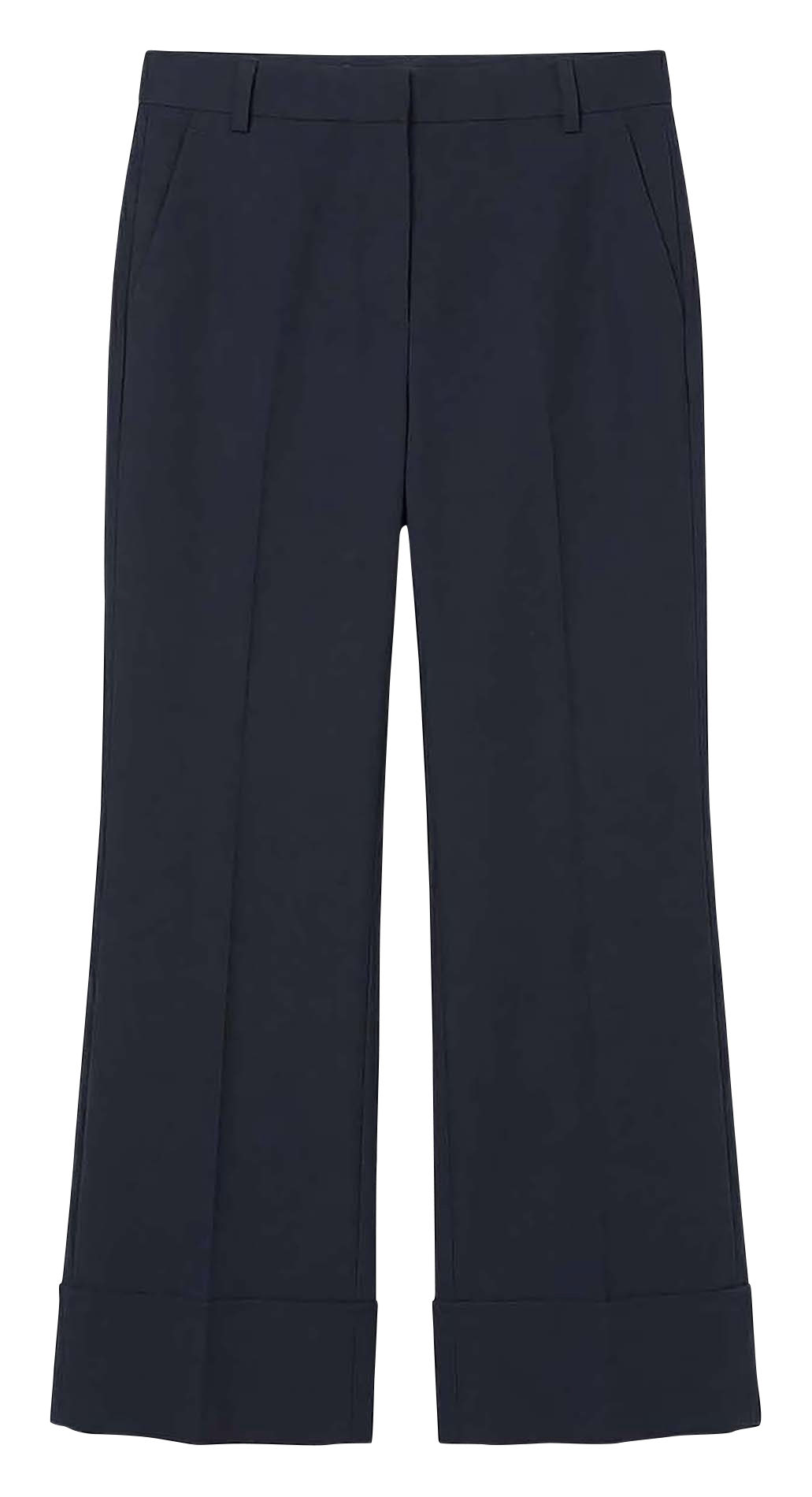 Pantalon tailleur évasée 7/8 ème TARA JARMON Bleu