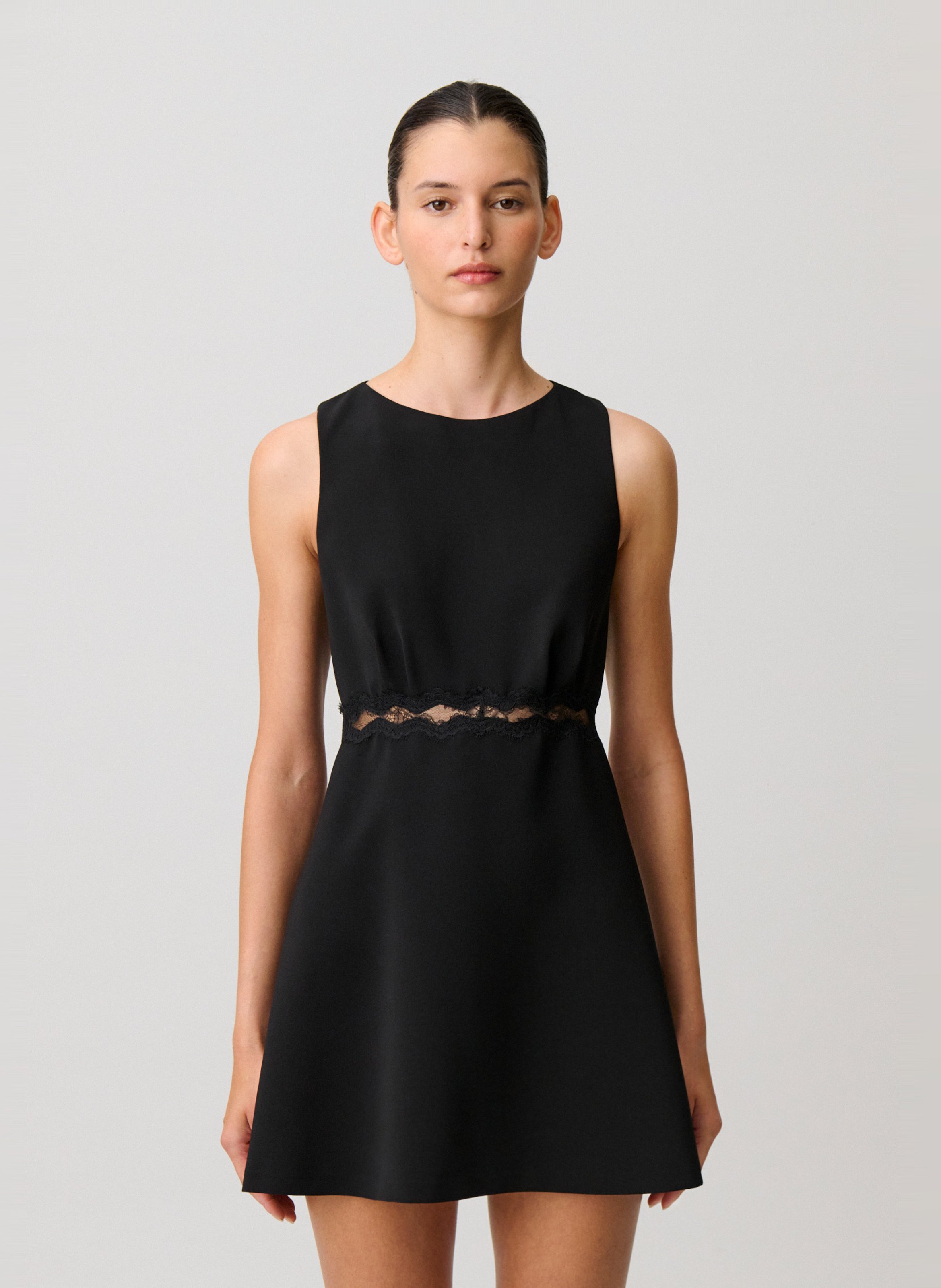 Robe courte col rond CLAUDIE PIERLOT Noir