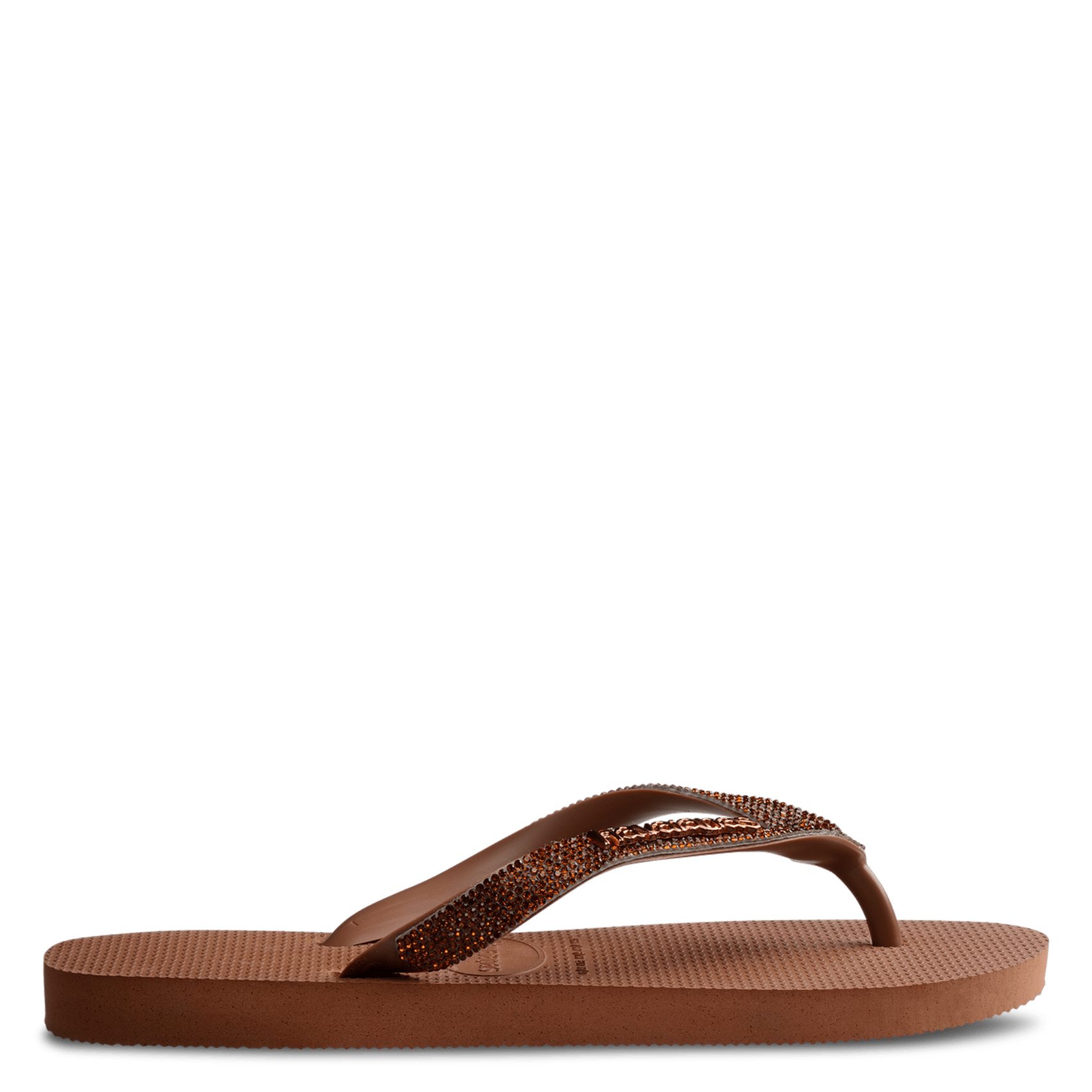 Tongs à paillettes HAVAIANAS Rouge
