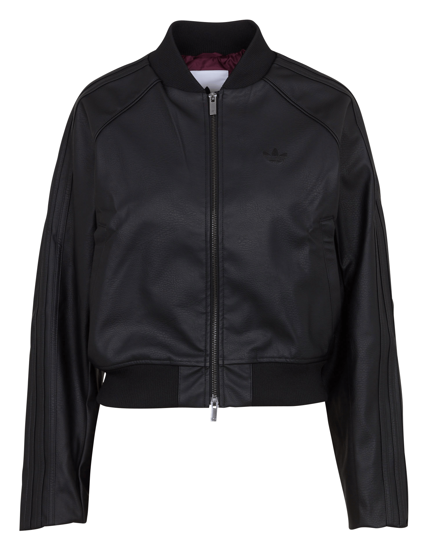 Plain zipped jacket ADIDAS Black