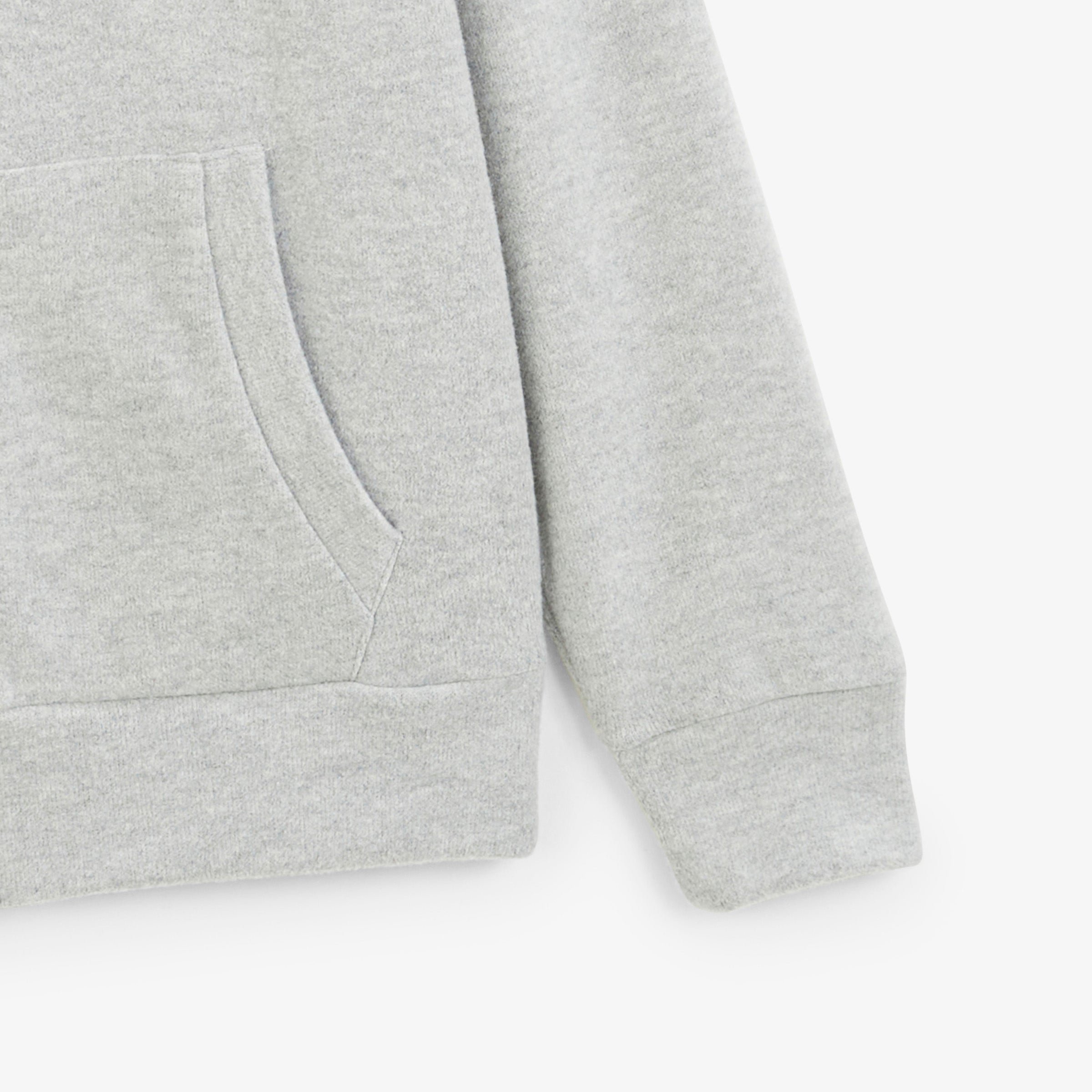 Zip-up sweatshirt with shirt collar SERGE BLANCO Grey