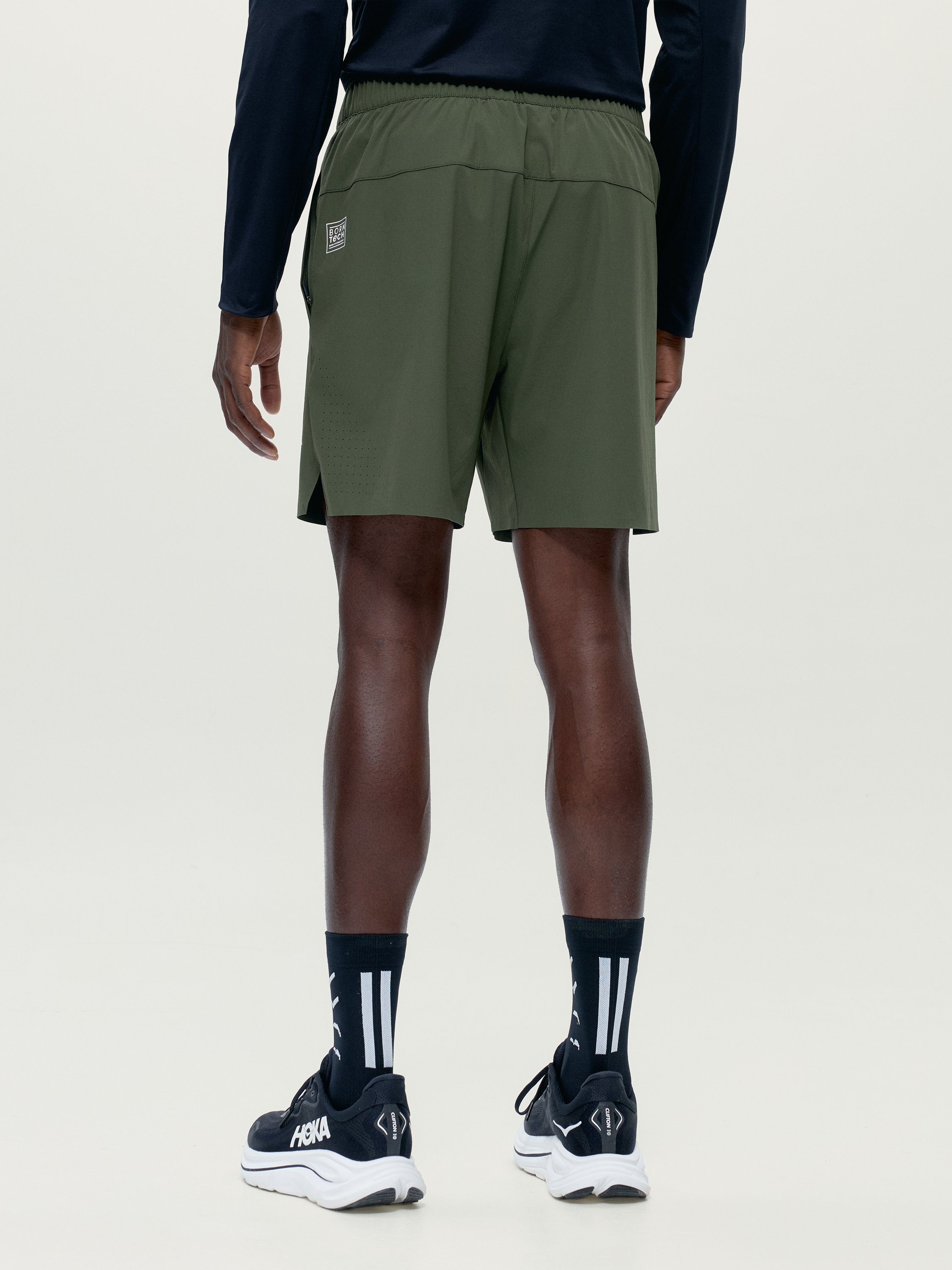 Short men's sports training | Green BORN Men