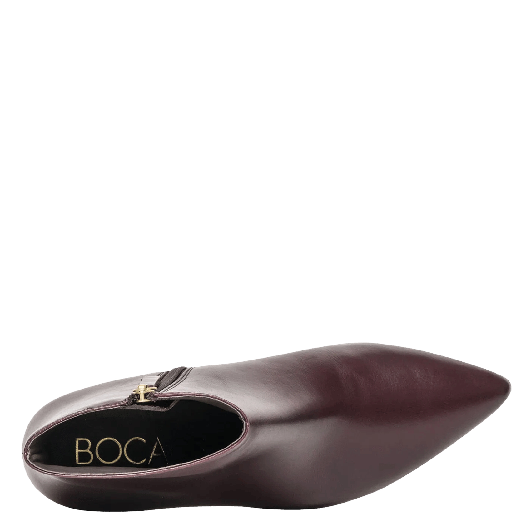 Leren enkellaarzen BOCAGE Violet