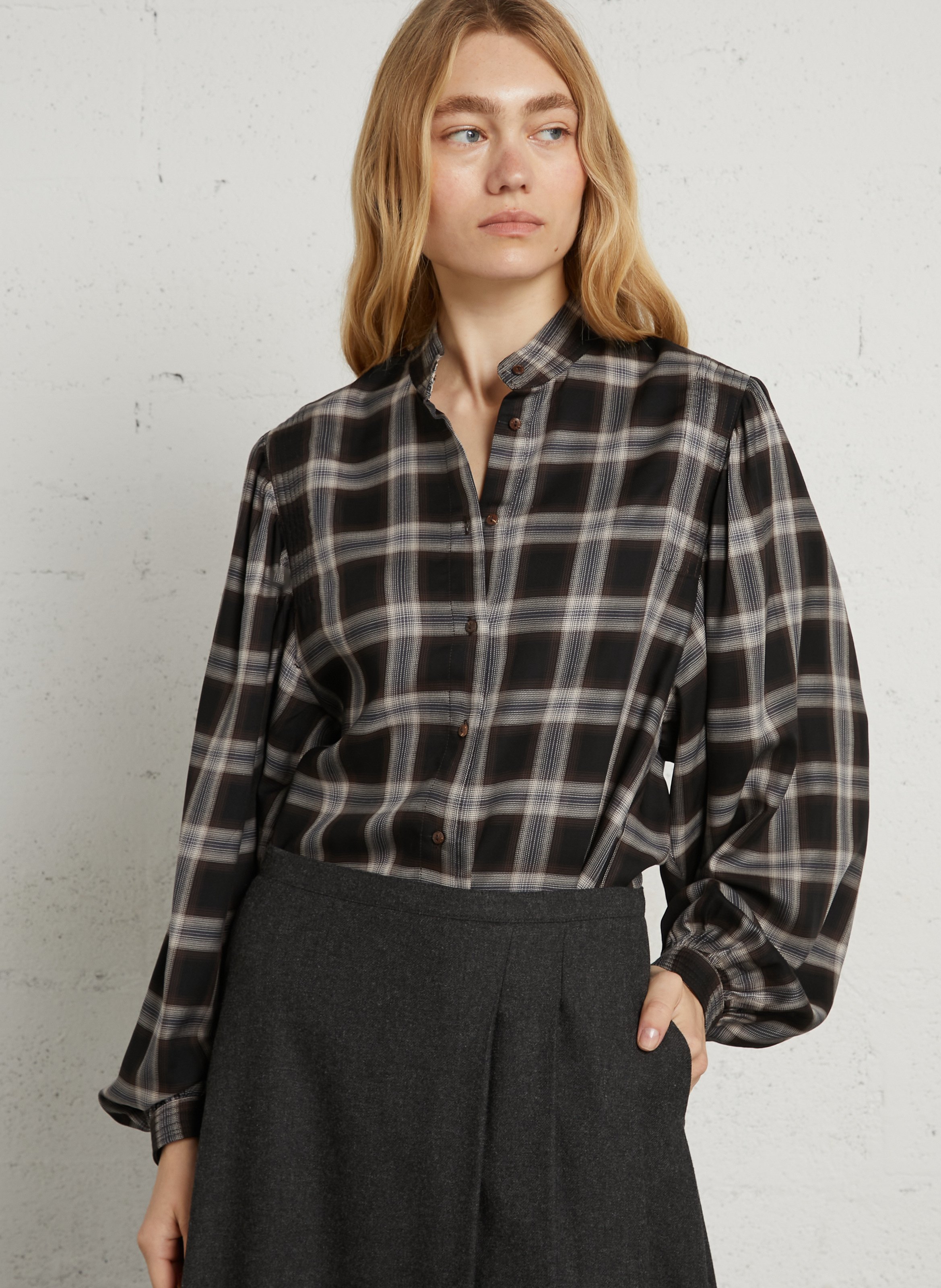Straight checked shirt DIEGA Multicolored