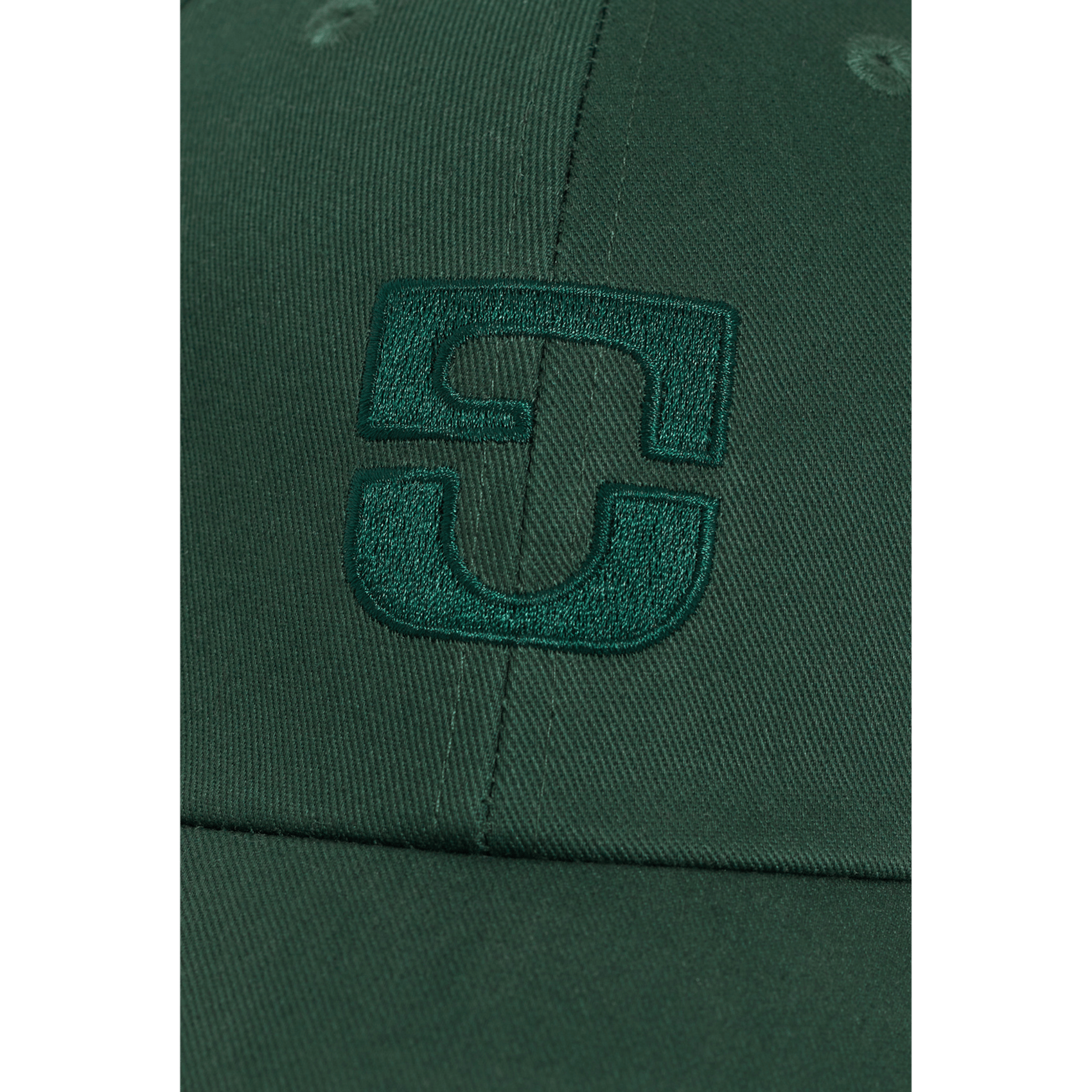 Embroidered cotton baseball cap GERARD DAREL Green