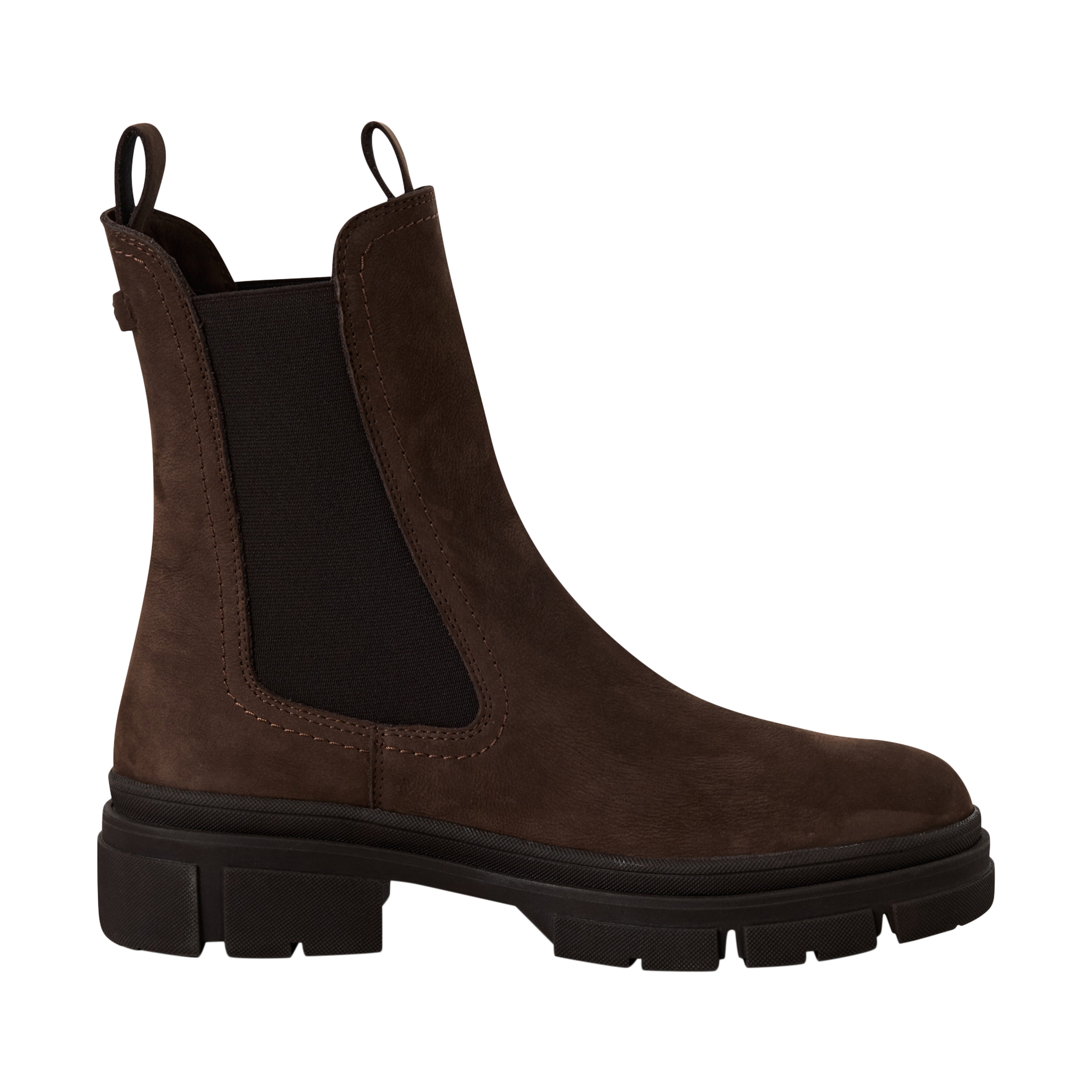 Leather Chelsea boots TAMARIS Brown