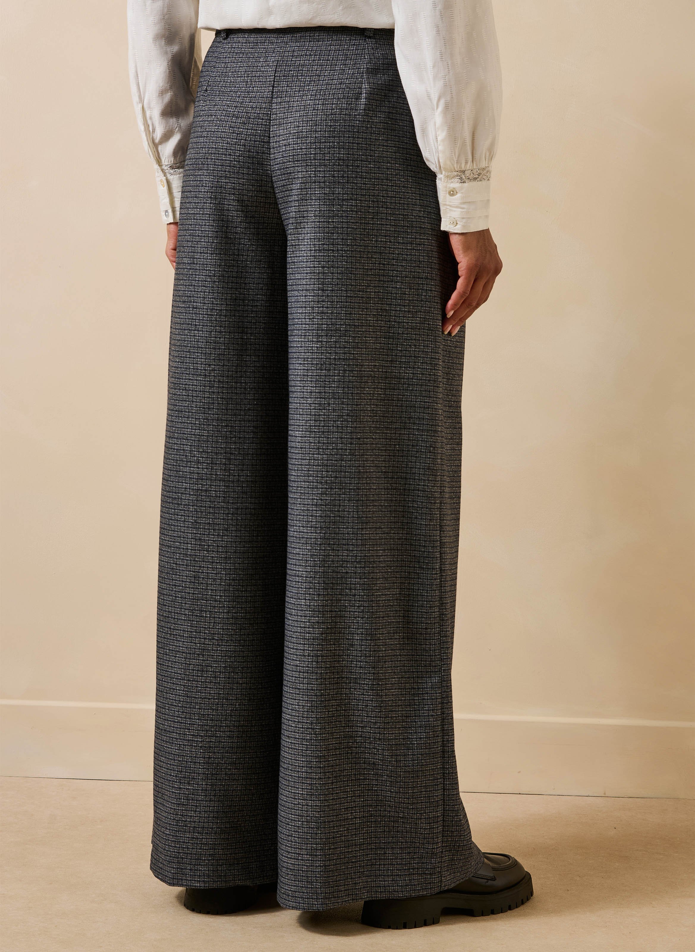 Pantalon large LA FEE MARABOUTEE Gris