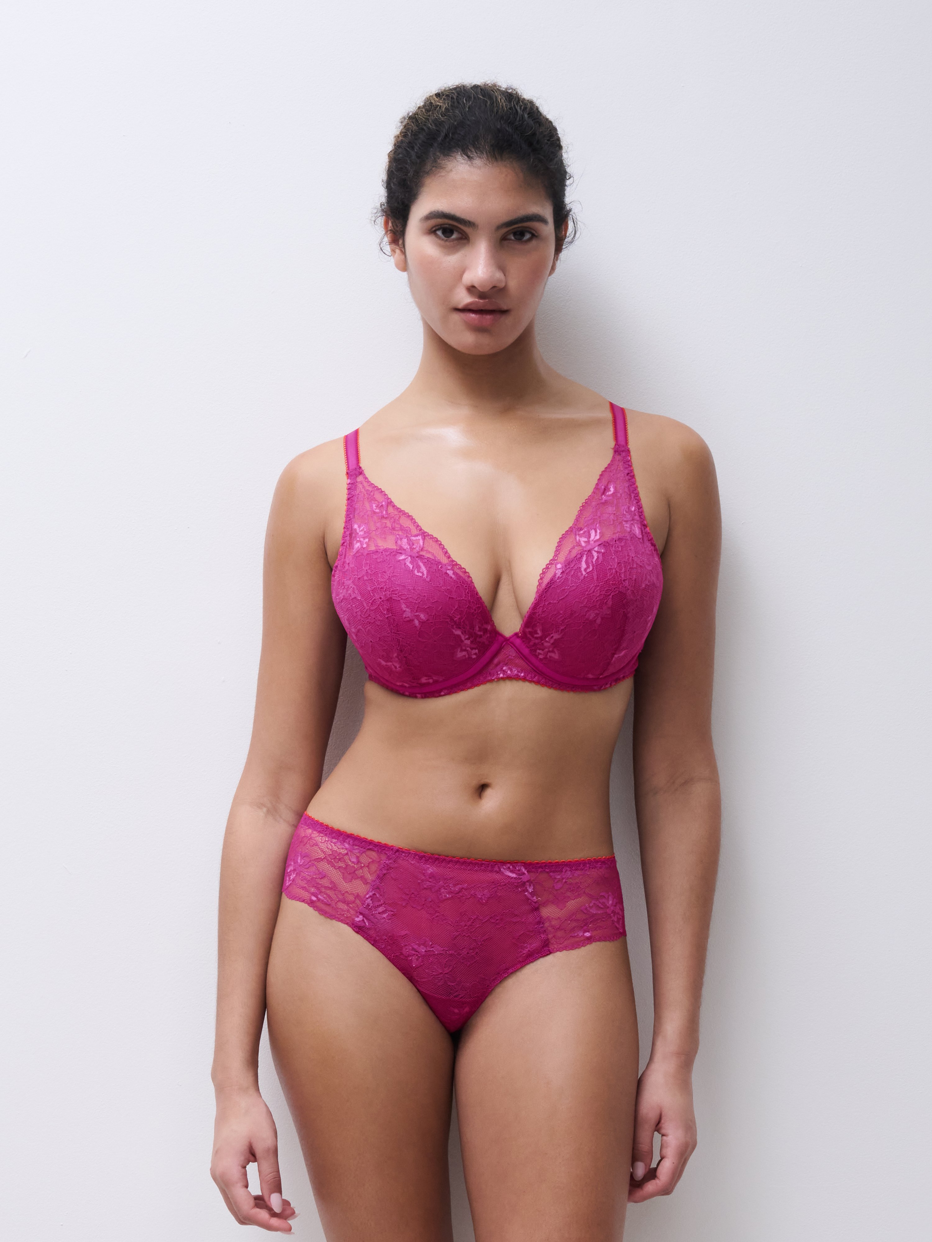 Plunge cup bra CHANTELLE PULP Pink