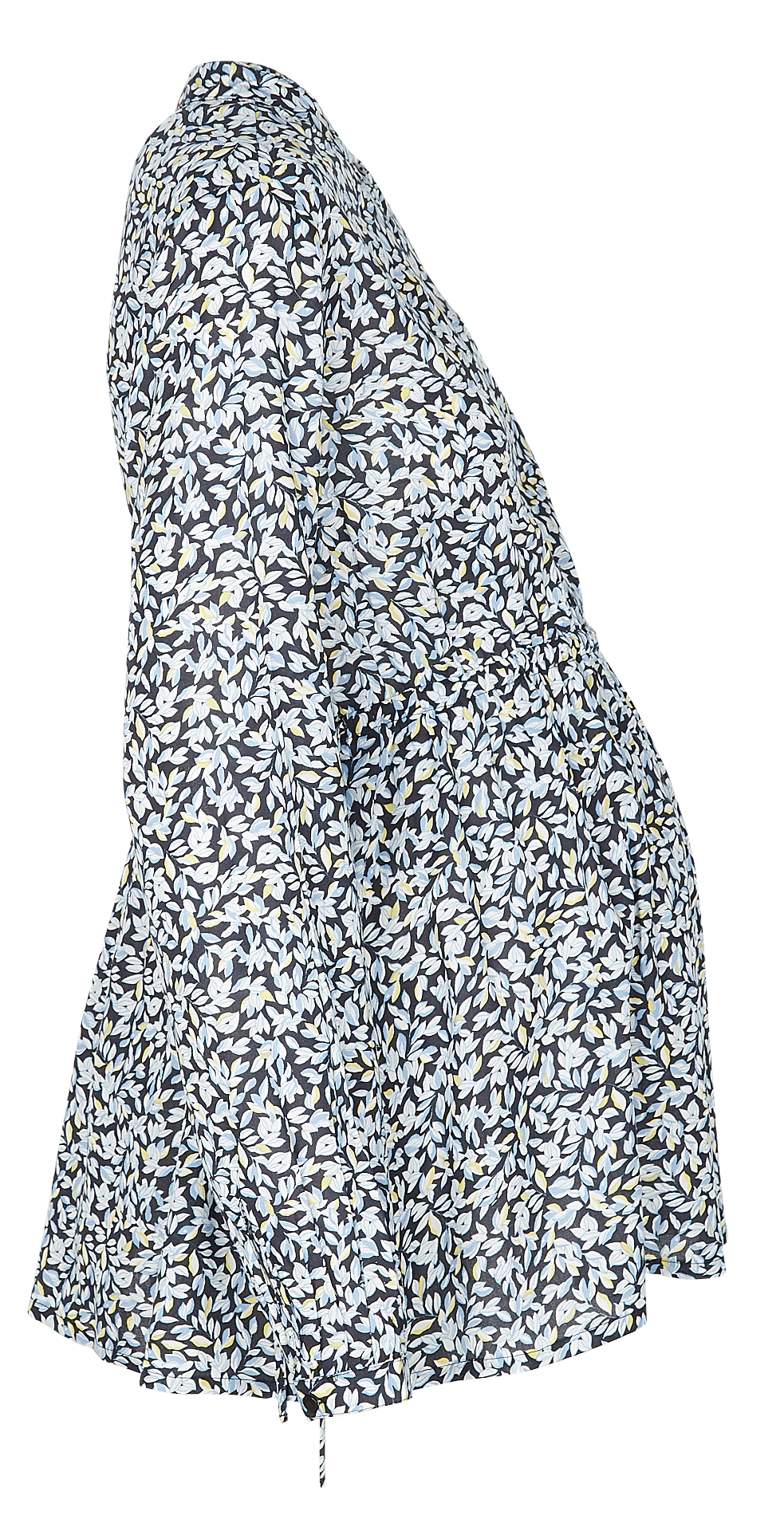 Long maternity top with long sleeves MAMALICIOUS Blue