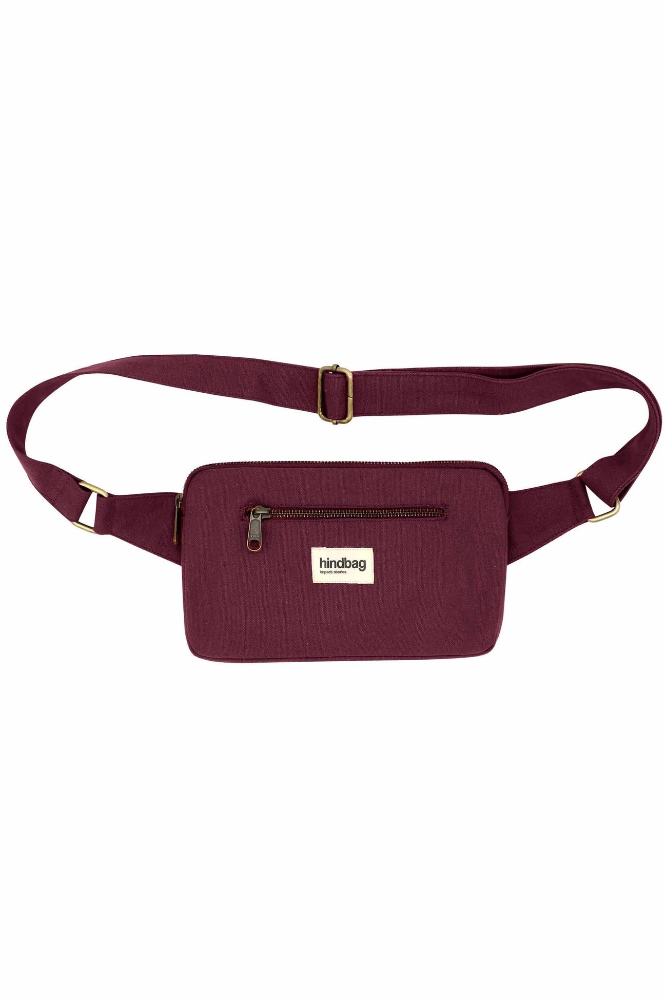 Cotton waist bag HINDBAG Purple