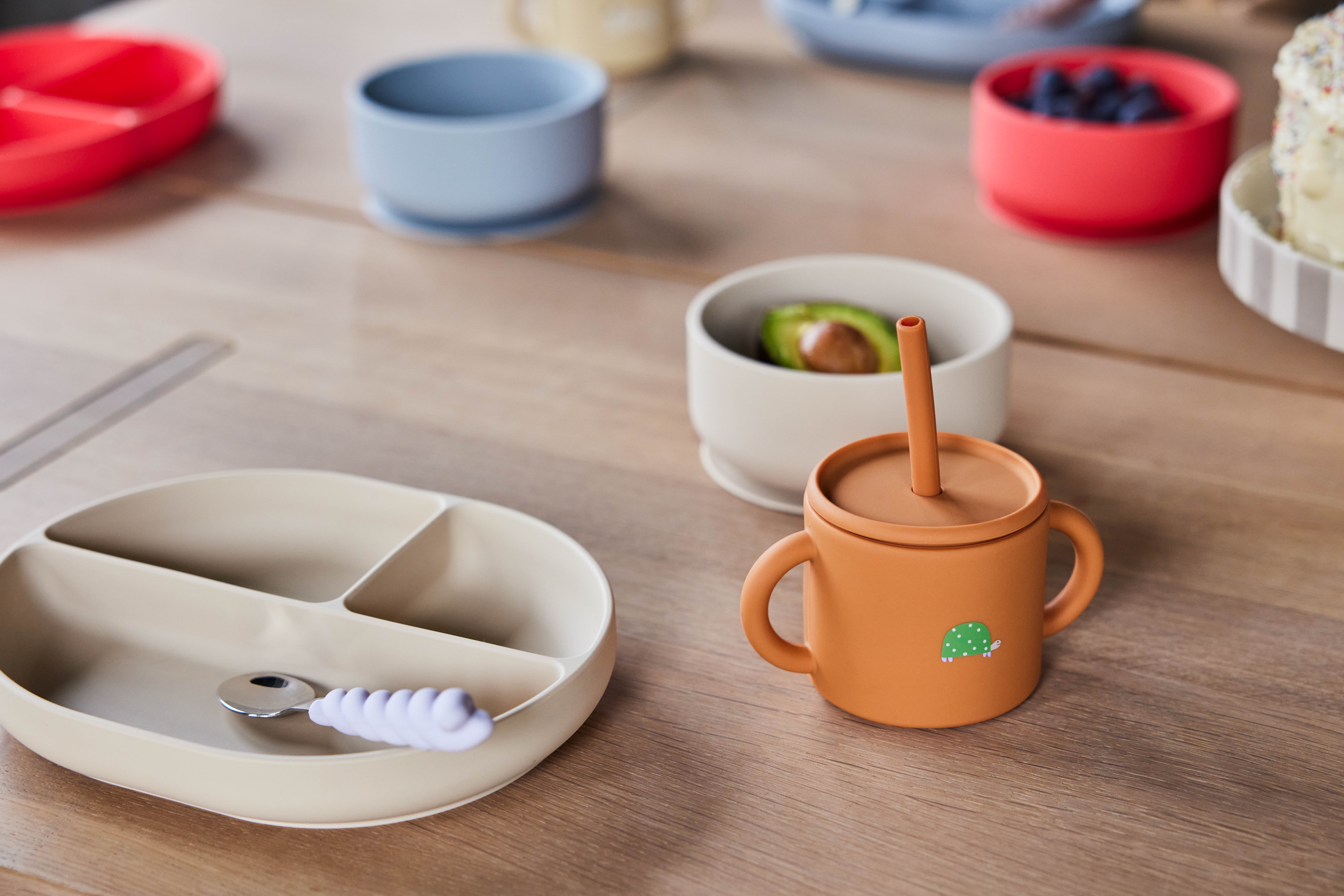 Silicone water bottle OYOY LIVING DESIGN Orange