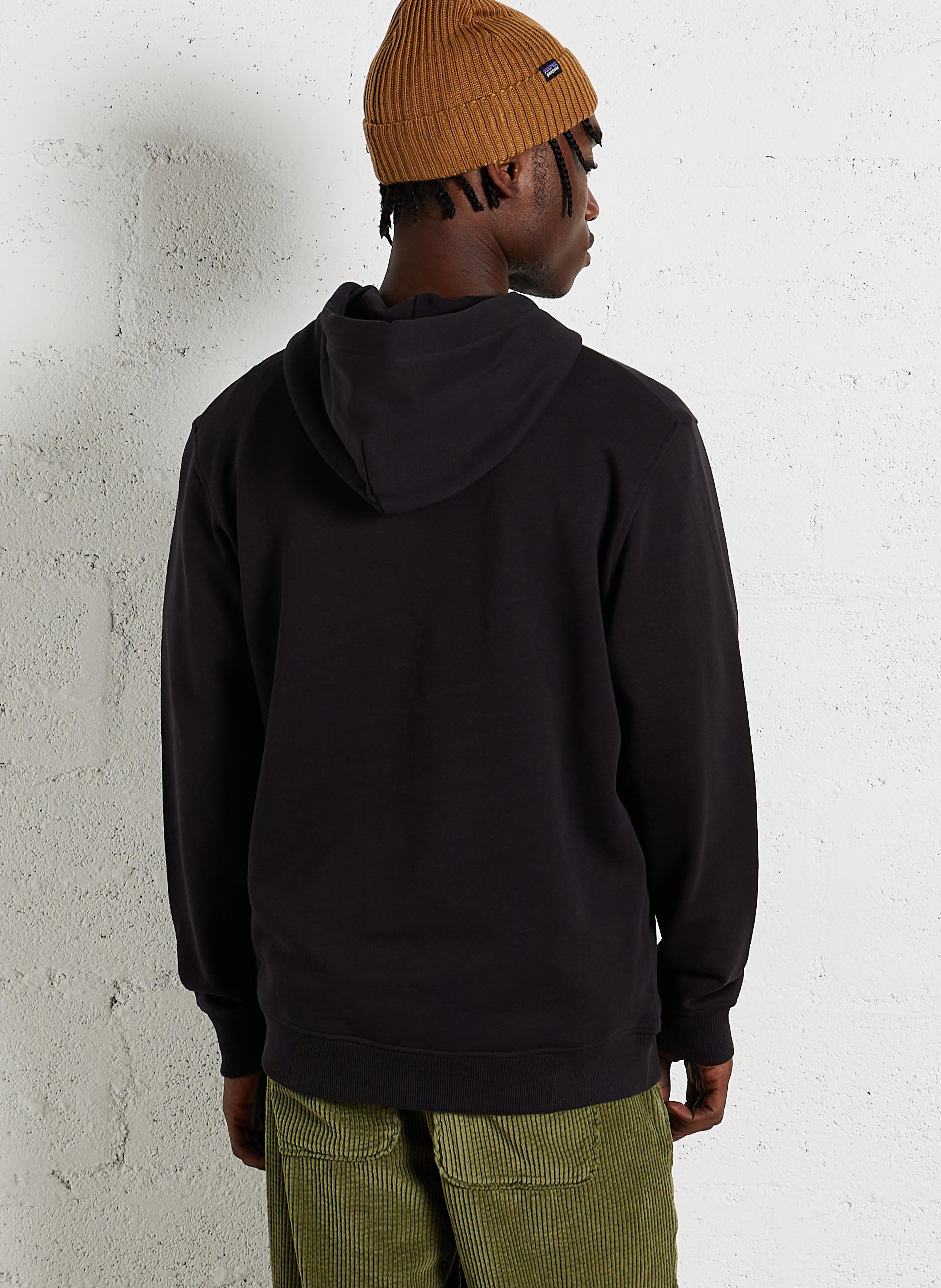 Straight-cut cotton hoodie SCOTCH AND SODA Black