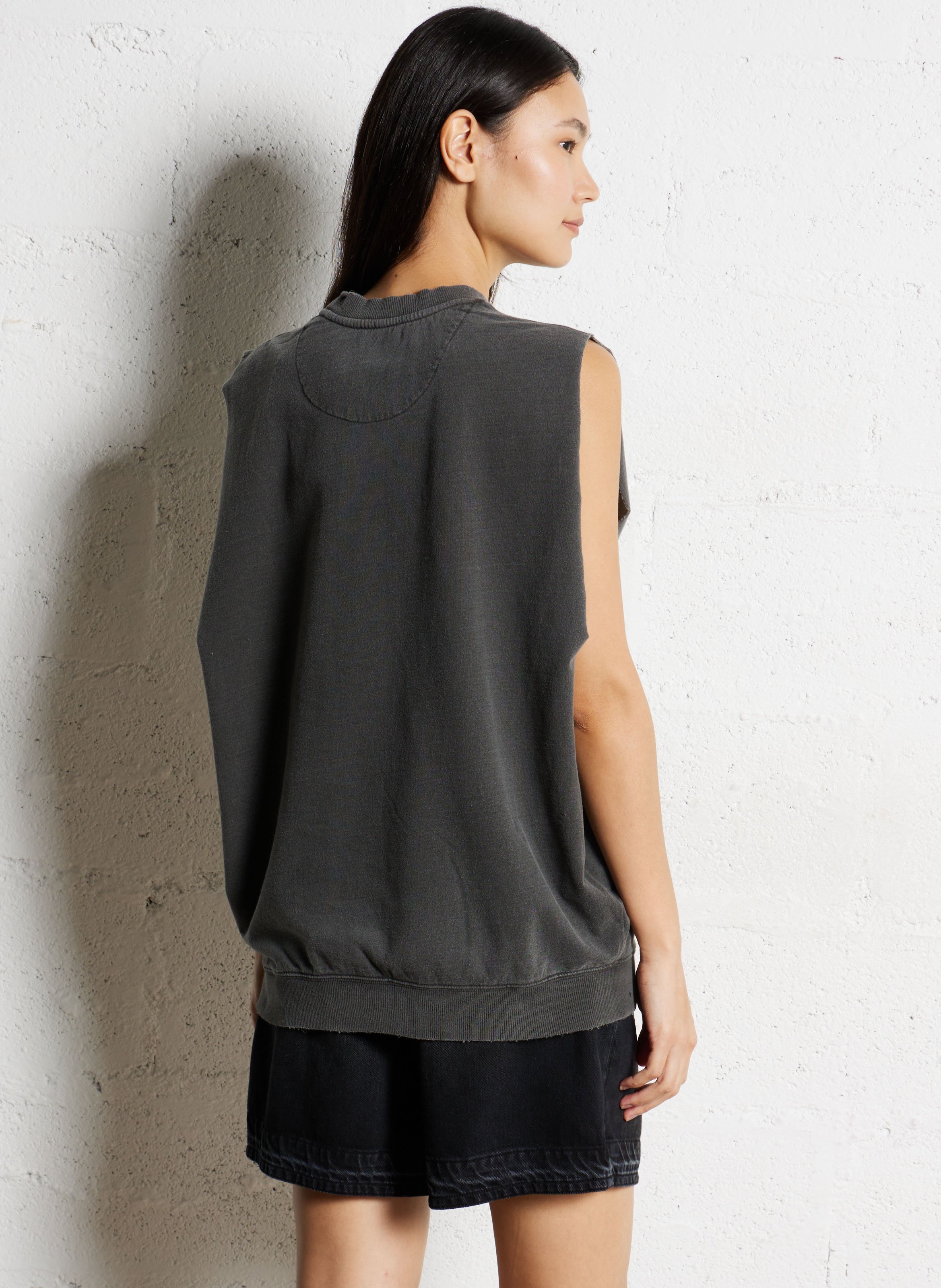 Basic cotton-mix T-shirt NEWTONE Grey