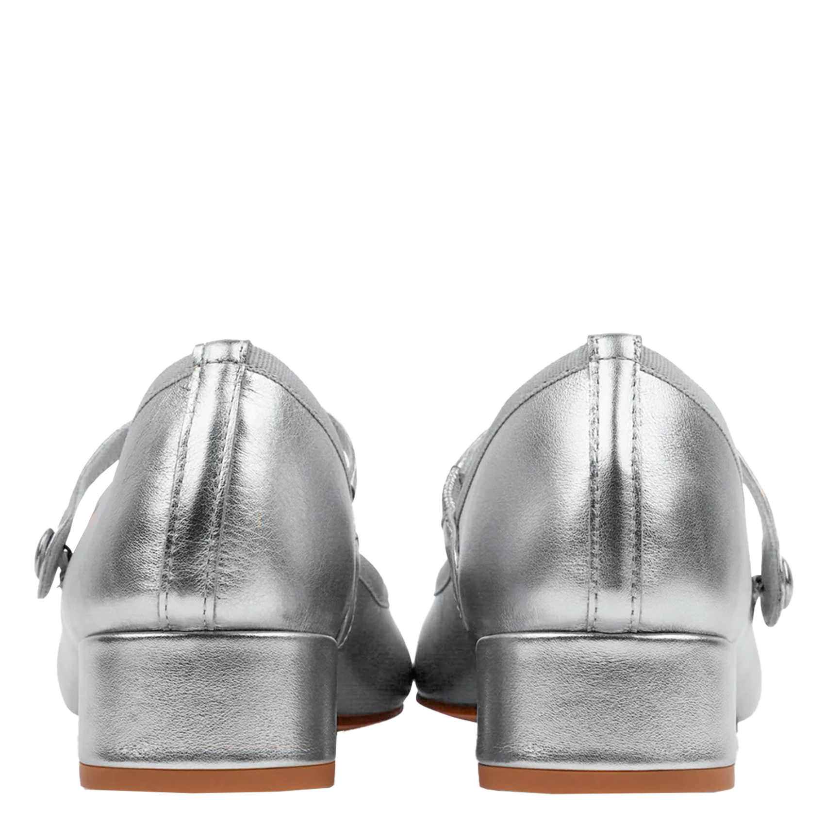 Babies en cuir REPETTO Argent