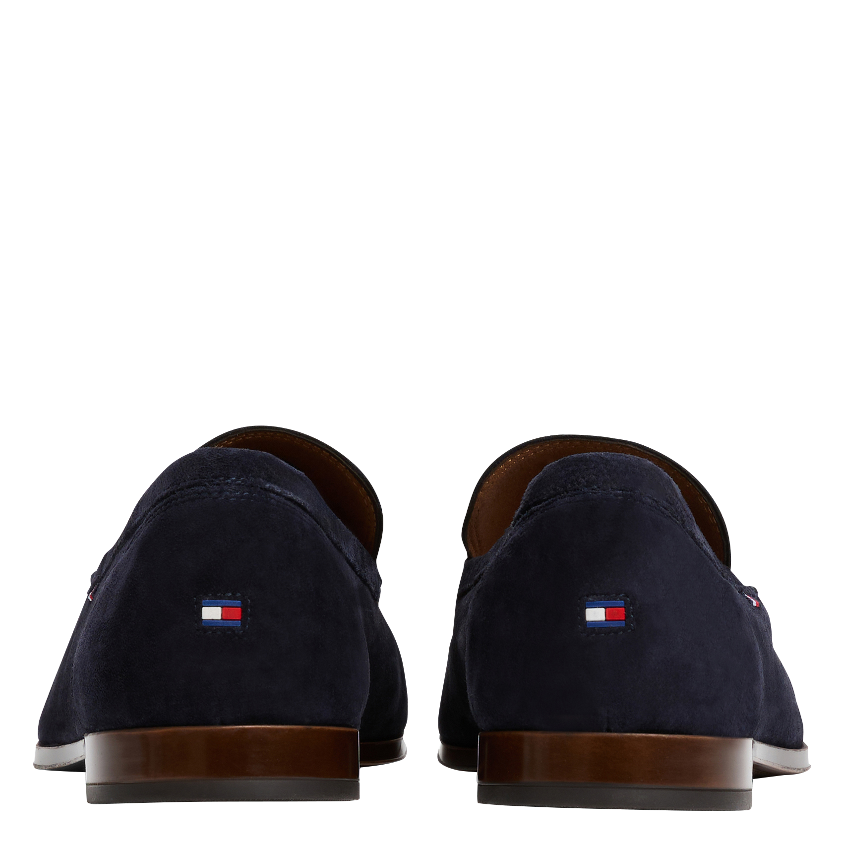 Mocassins en cuir TOMMY HILFIGER Bleu