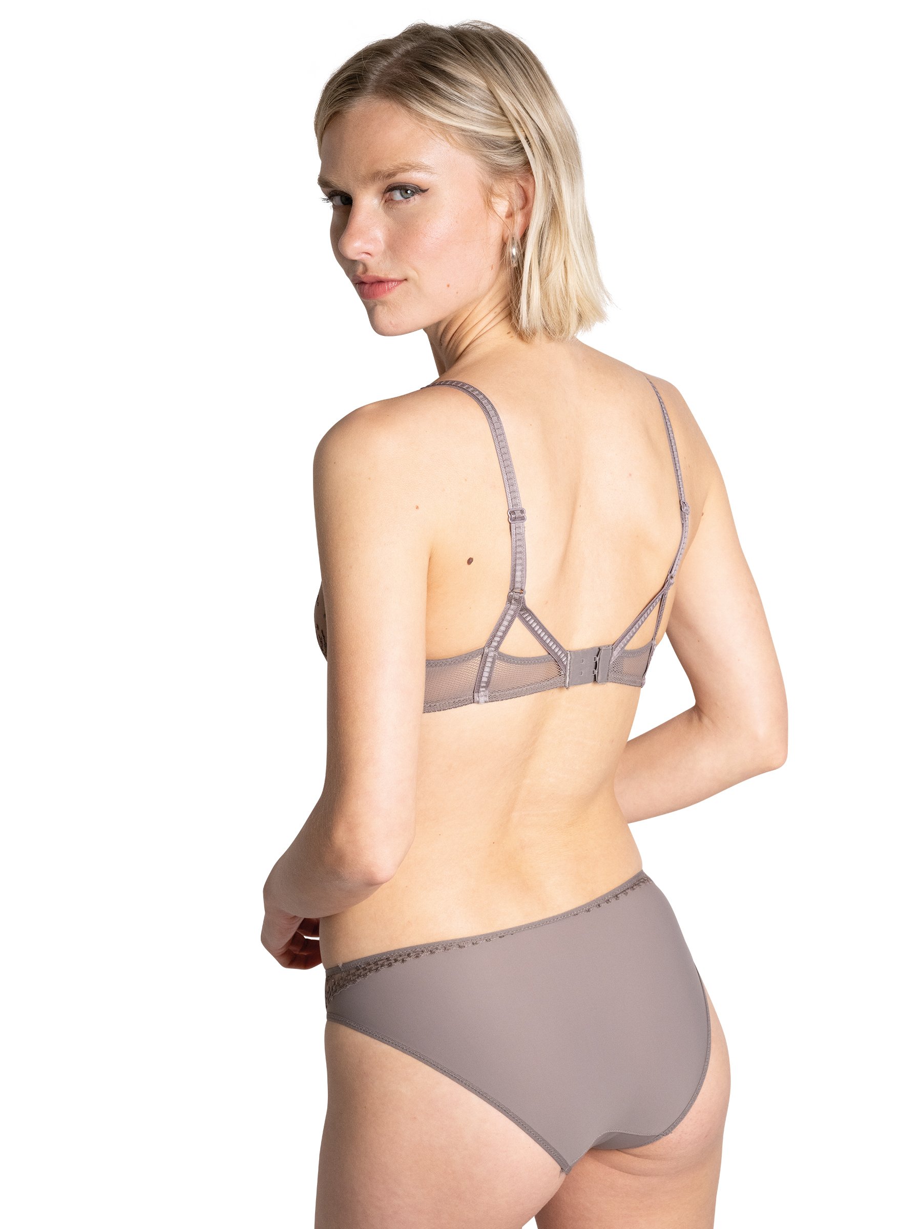 Plunge bra PASSIONATA Grey