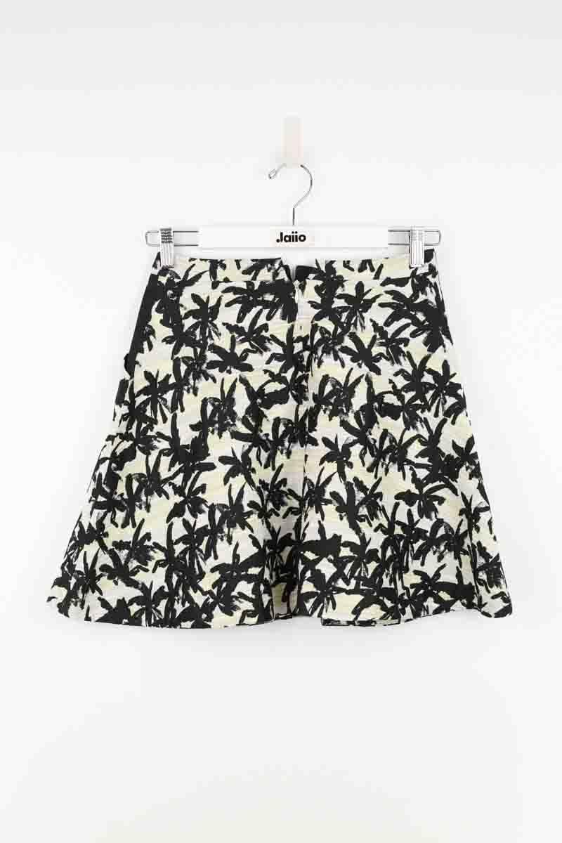 Cotton mini skirt KENZO - SECONDE MAIN Black