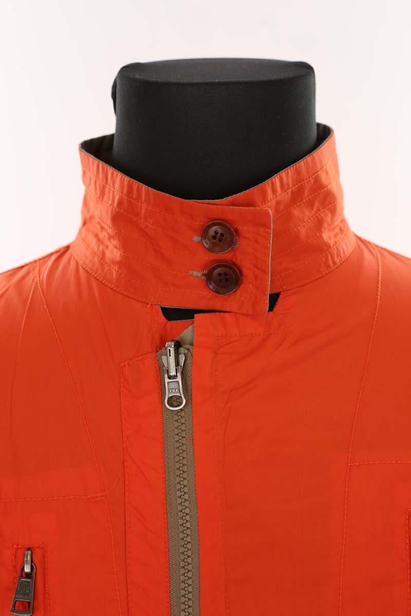 Orange reversible jacket MONCLER - Seconde Main Orange