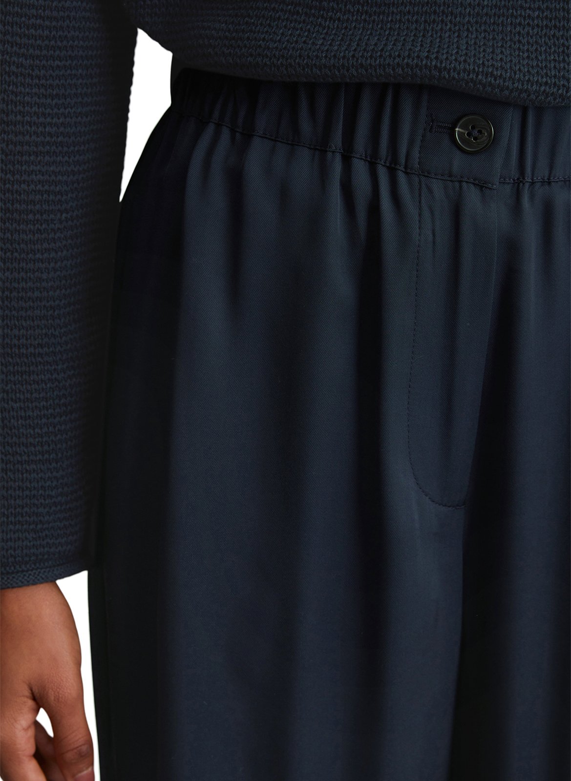 Anorak acolchado brillante con capucha MARC O'POLO Azul