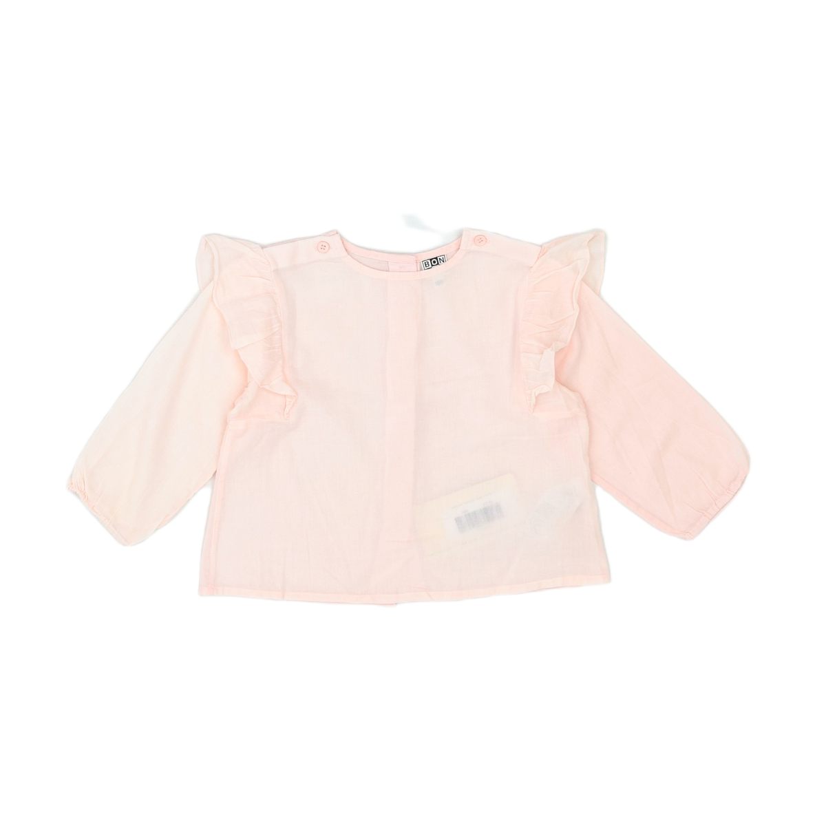 Pink baby blouse - 18 months BONTON - Seconde Main Pink