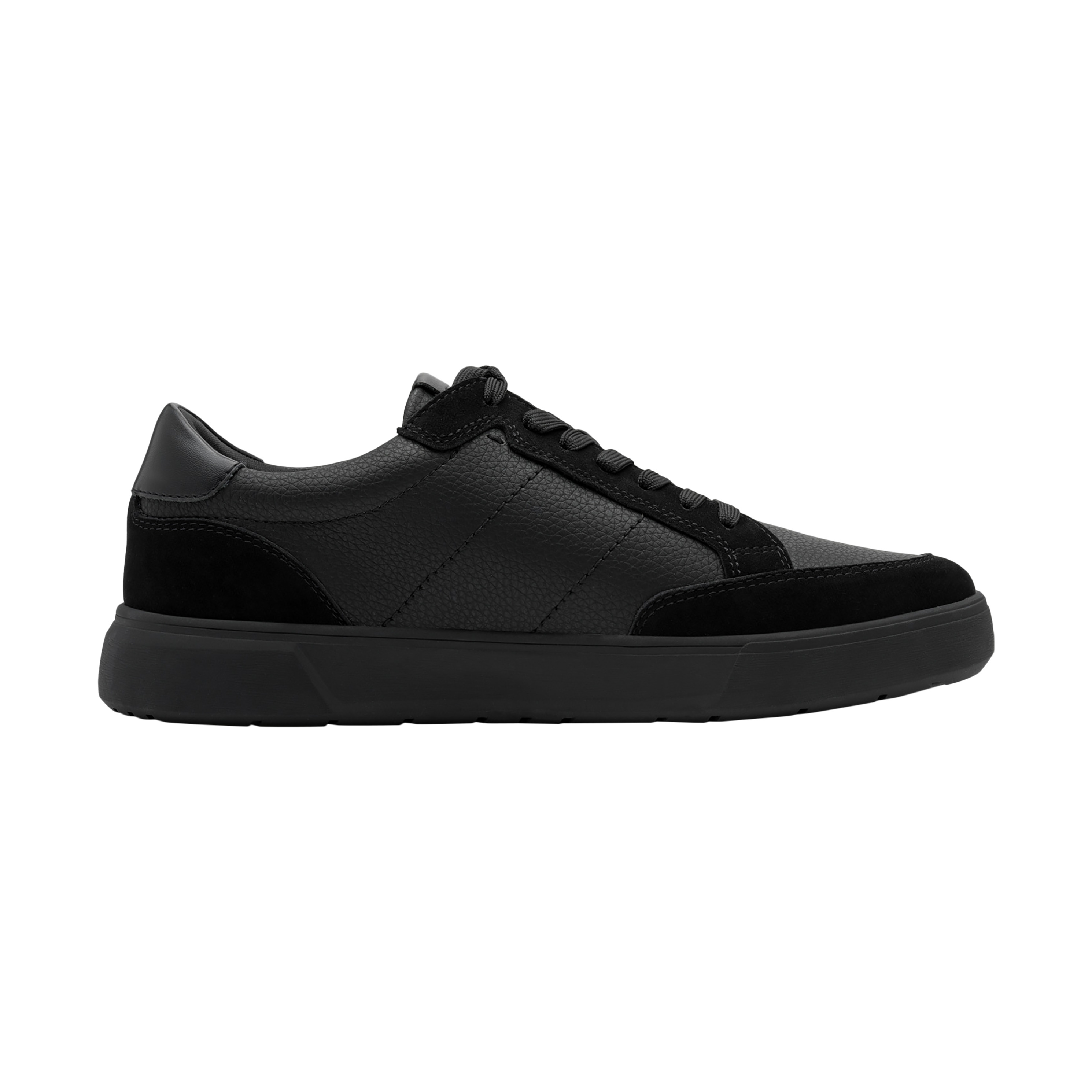 Leather trainers TAMARIS Black