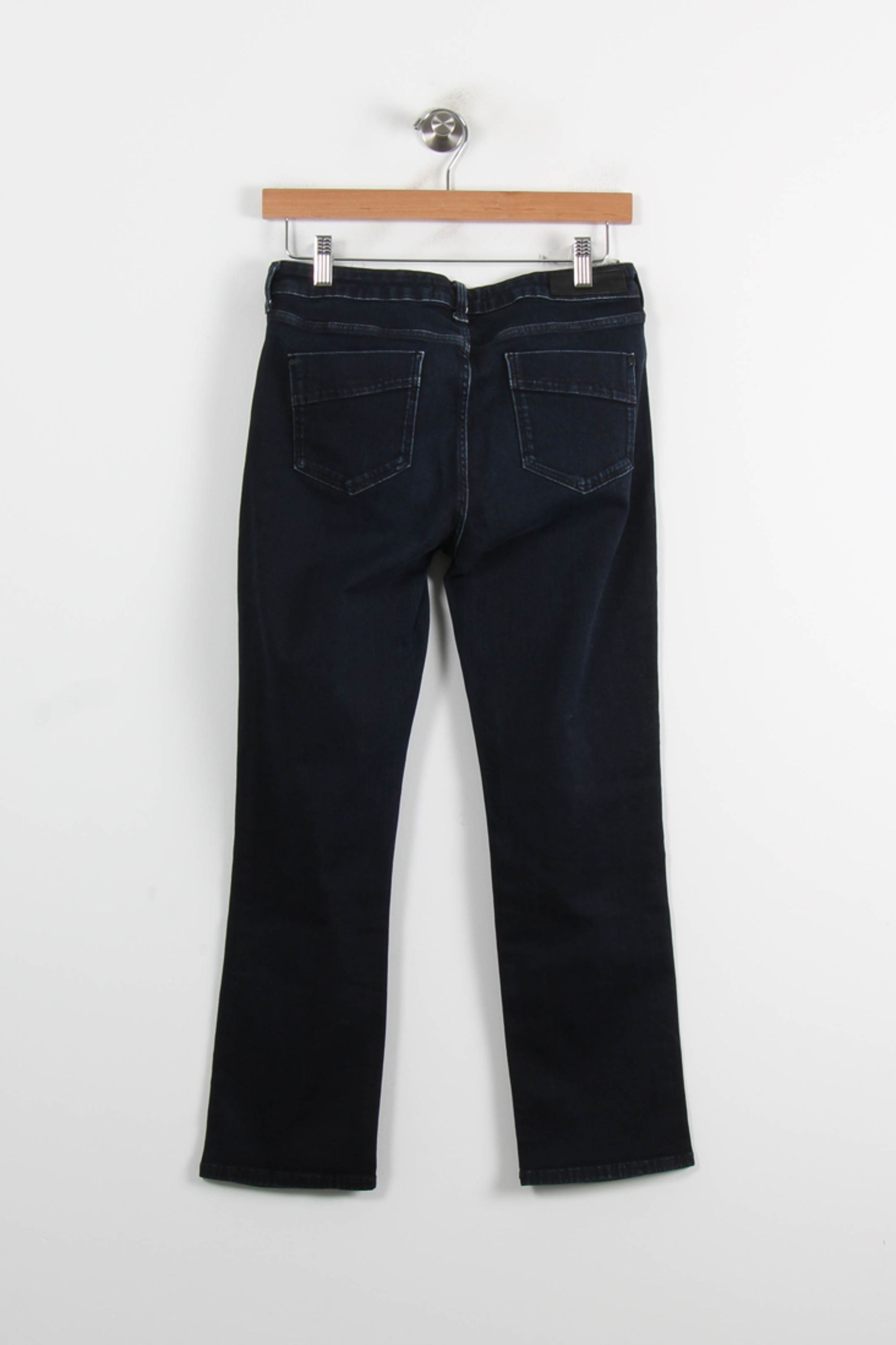 Cropped slim jeans with studs COMPTOIR DES COTONNIERS - Seconde main Blue